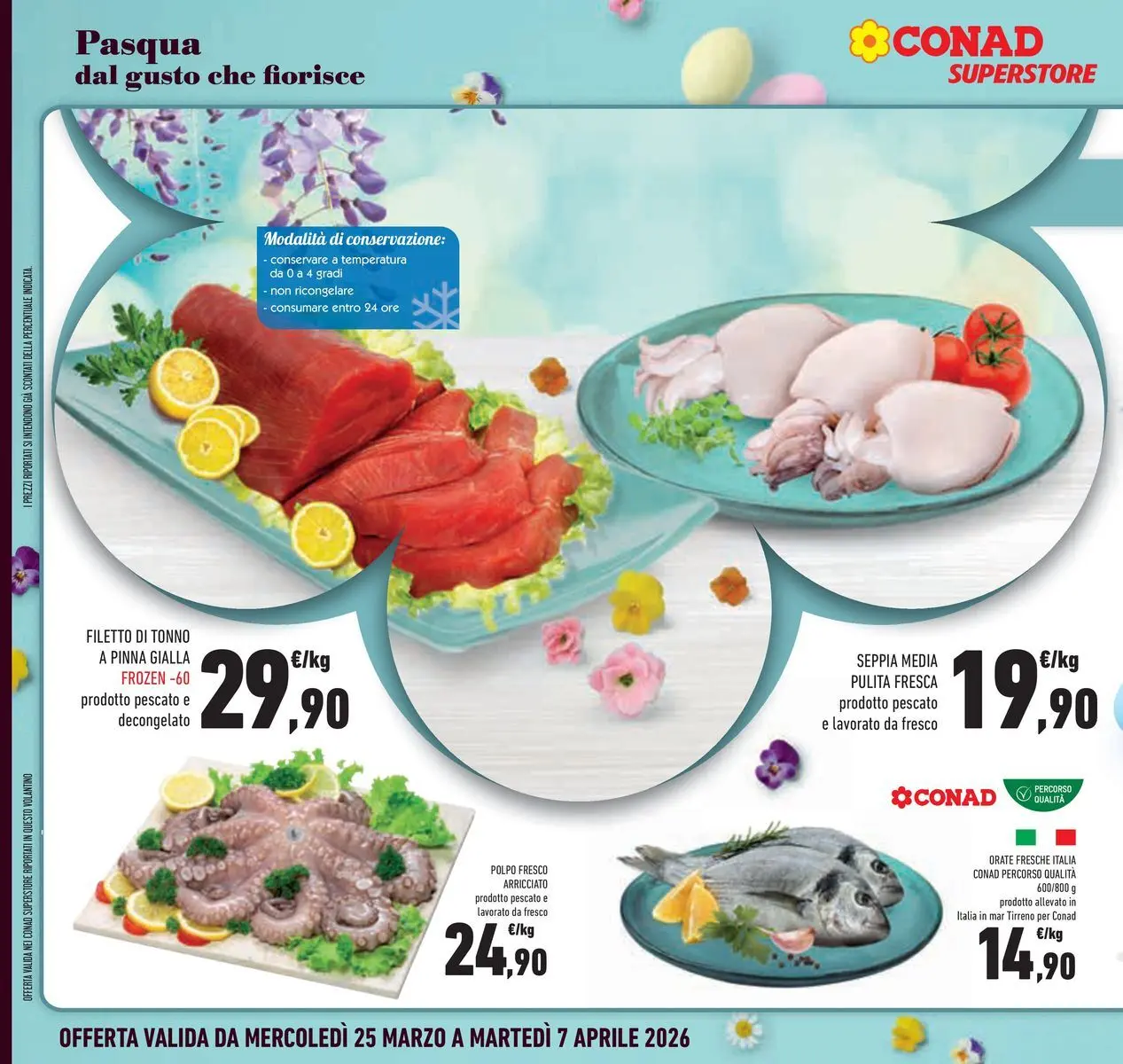 Volantino Conad dal 25/03/2026 > Anteprima | Pagina: 12 | Prodotti: Polpo, Tonno