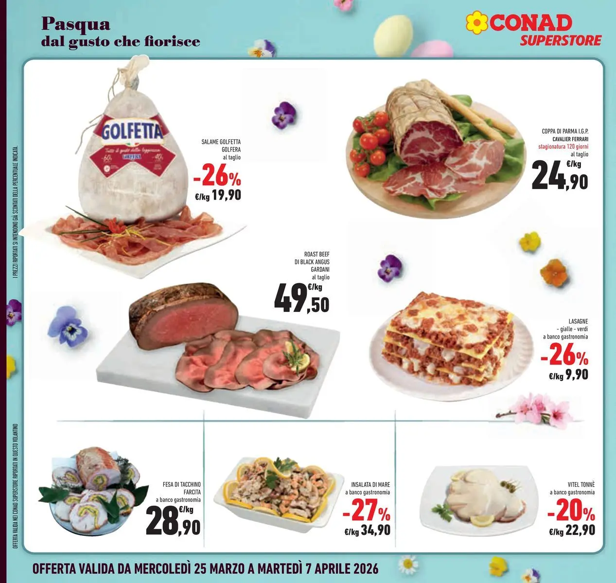 Volantino Conad dal 25/03/2026 > Anteprima | Pagina: 18 | Prodotti: Salame, Insalata, Tacchino