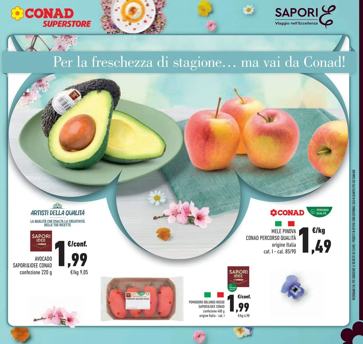Volantino Conad dal 25/03/2026 > Anteprima | Pagina: 19 | Prodotti: Mele, Avocado, Pomodoro
