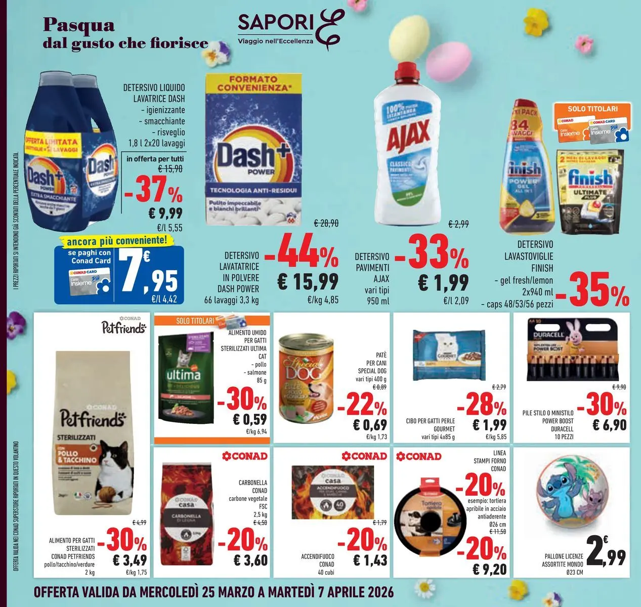 Volantino Conad dal 25/03/2026 > Anteprima | Pagina: 34 | Prodotti: Paté, Tortiera, Pollo, Salmone