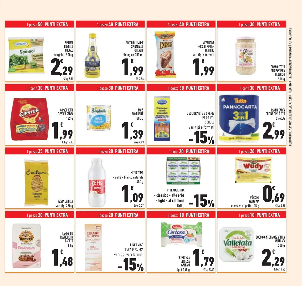Volantino Conad dal 25/03/2026 > Anteprima | Pagina: 45 | Prodotti: Deodorante, Pollo, Farina, Crescenza