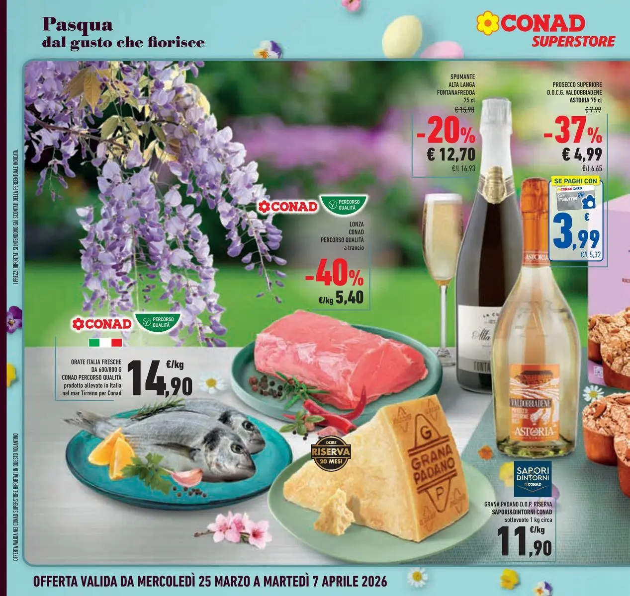 Volantino Conad dal 24/03/2026 > Anteprima | Pagina: 2 | Prodotti: Prosecco, Spumante, Grana Padano