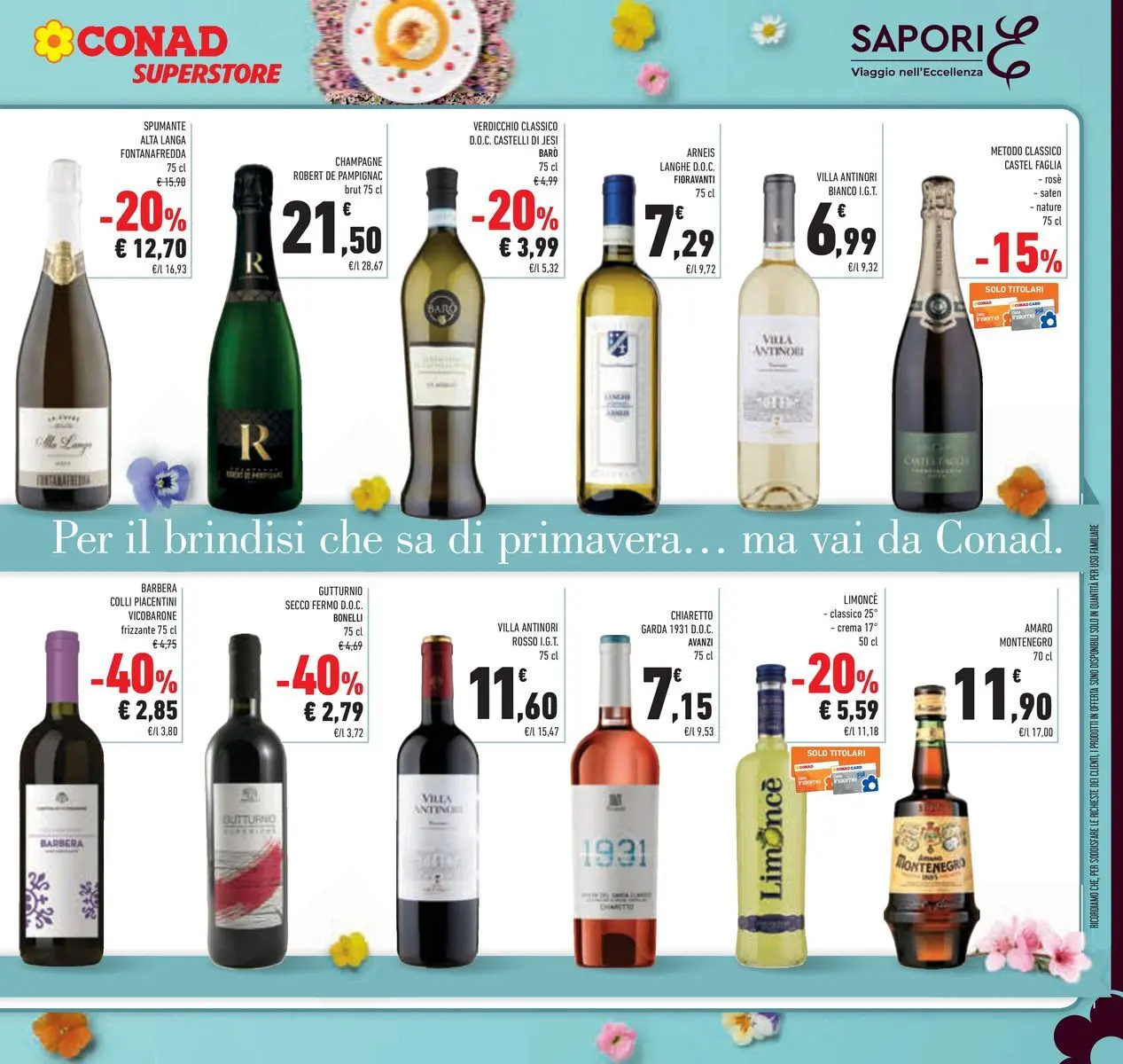 Volantino Conad dal 24/03/2026 > Anteprima | Pagina: 9 | Prodotti: Crema, Spumante, Champagne, Amaro