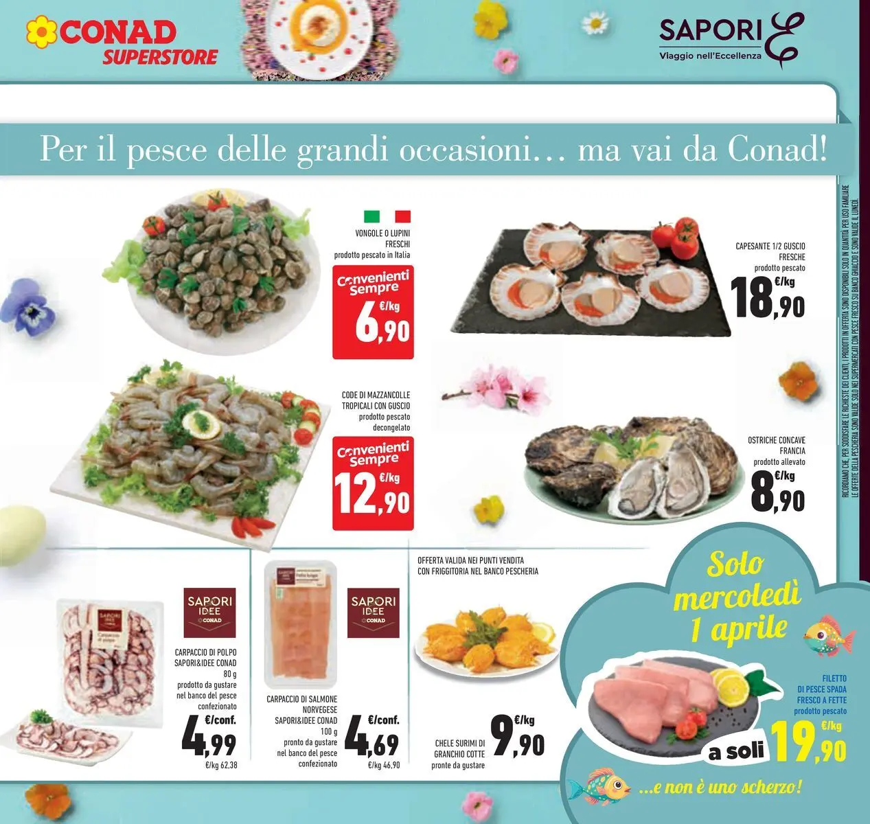 Volantino Conad dal 24/03/2026 > Anteprima | Pagina: 13 | Prodotti: Salmone, Pesce, Il pesce, Surimi