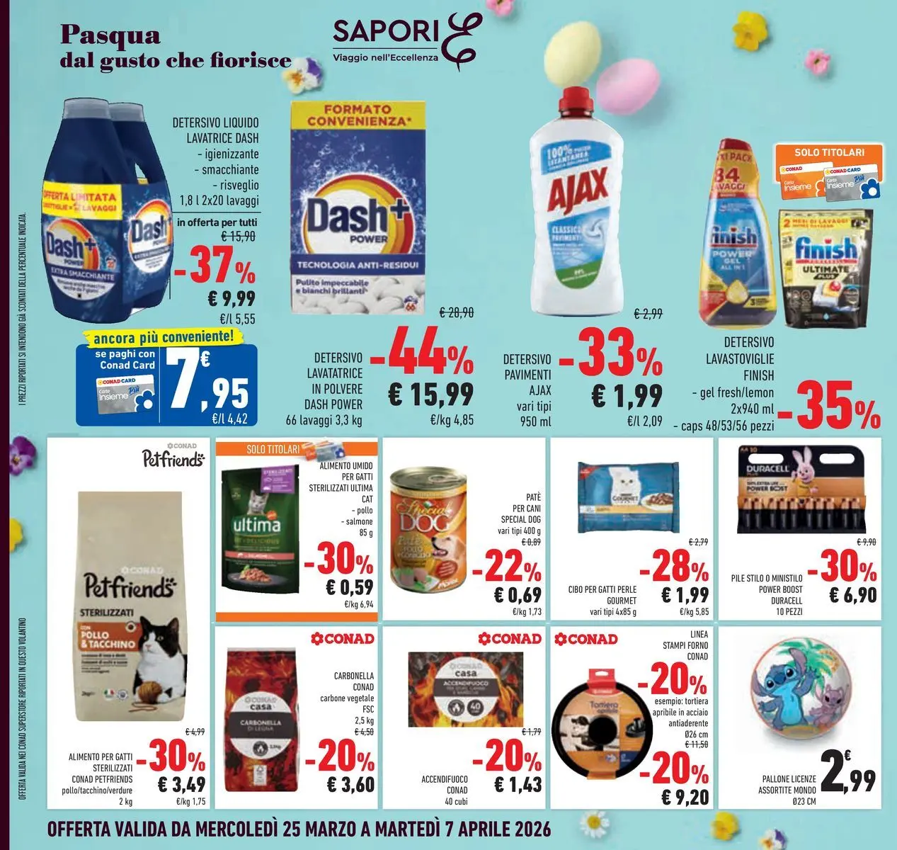 Volantino Conad dal 24/03/2026 > Anteprima | Pagina: 36 | Prodotti: Paté, Salmone, Pallone, Lavatrice