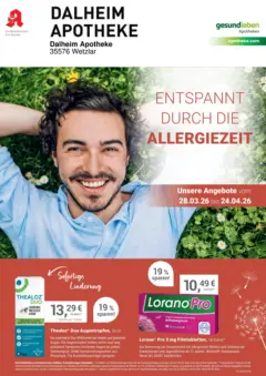 Angebote - Ihre Apotheke vor Ort: Jetzt alle Angebote auch online entdecken! ab 27.03.2026 gültig
