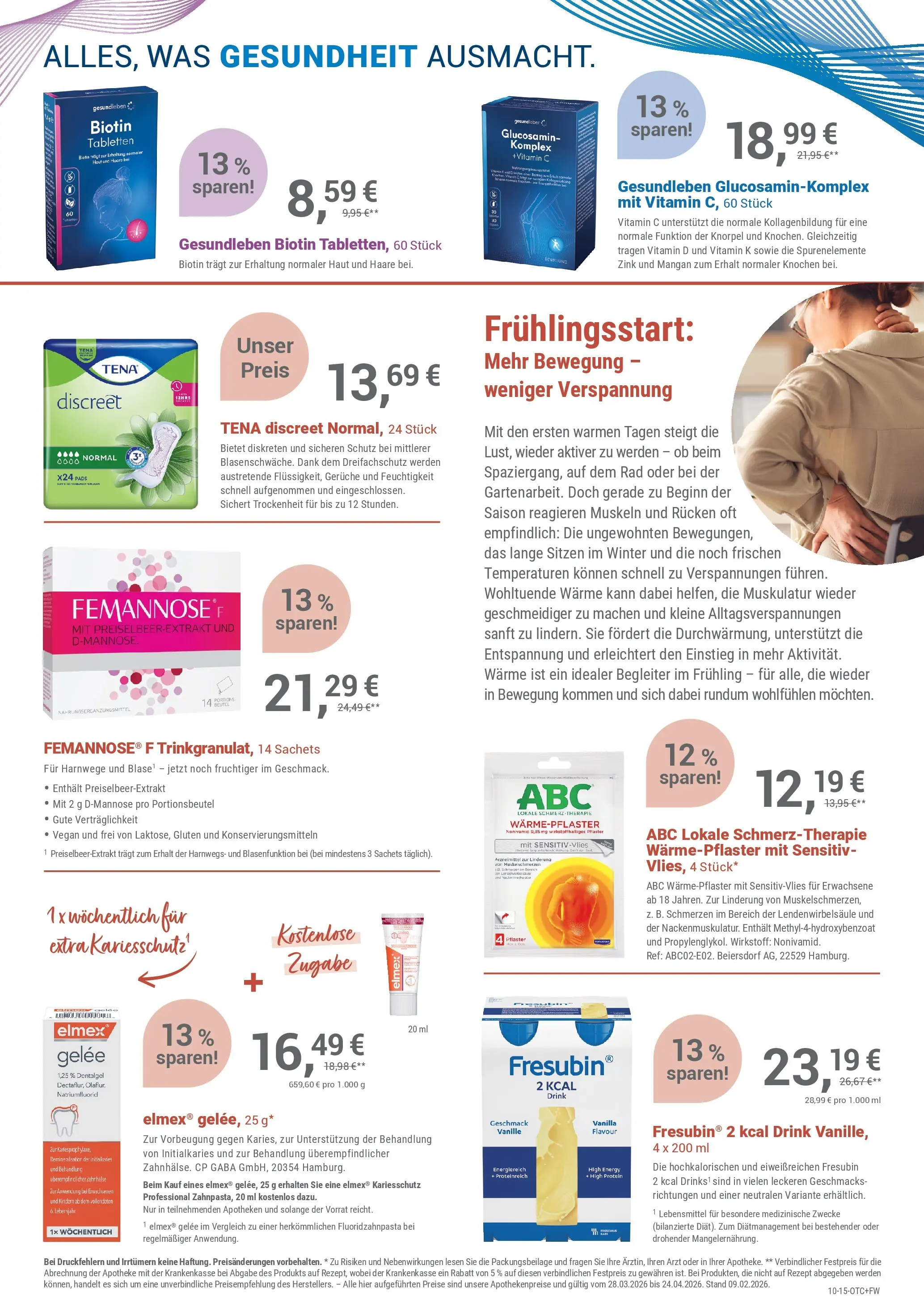 Angebote - Ihre Apotheke vor Ort: Jetzt alle Angebote auch online entdecken! (ab 27.03.2026) zum Blättern | Seite: 4