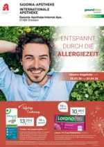 Saxonia-Apotheke-Internat.Apo. Ihre Apotheke vor Ort: Jetzt alle Angebote auch online entdecken! - bis 24.04.2026