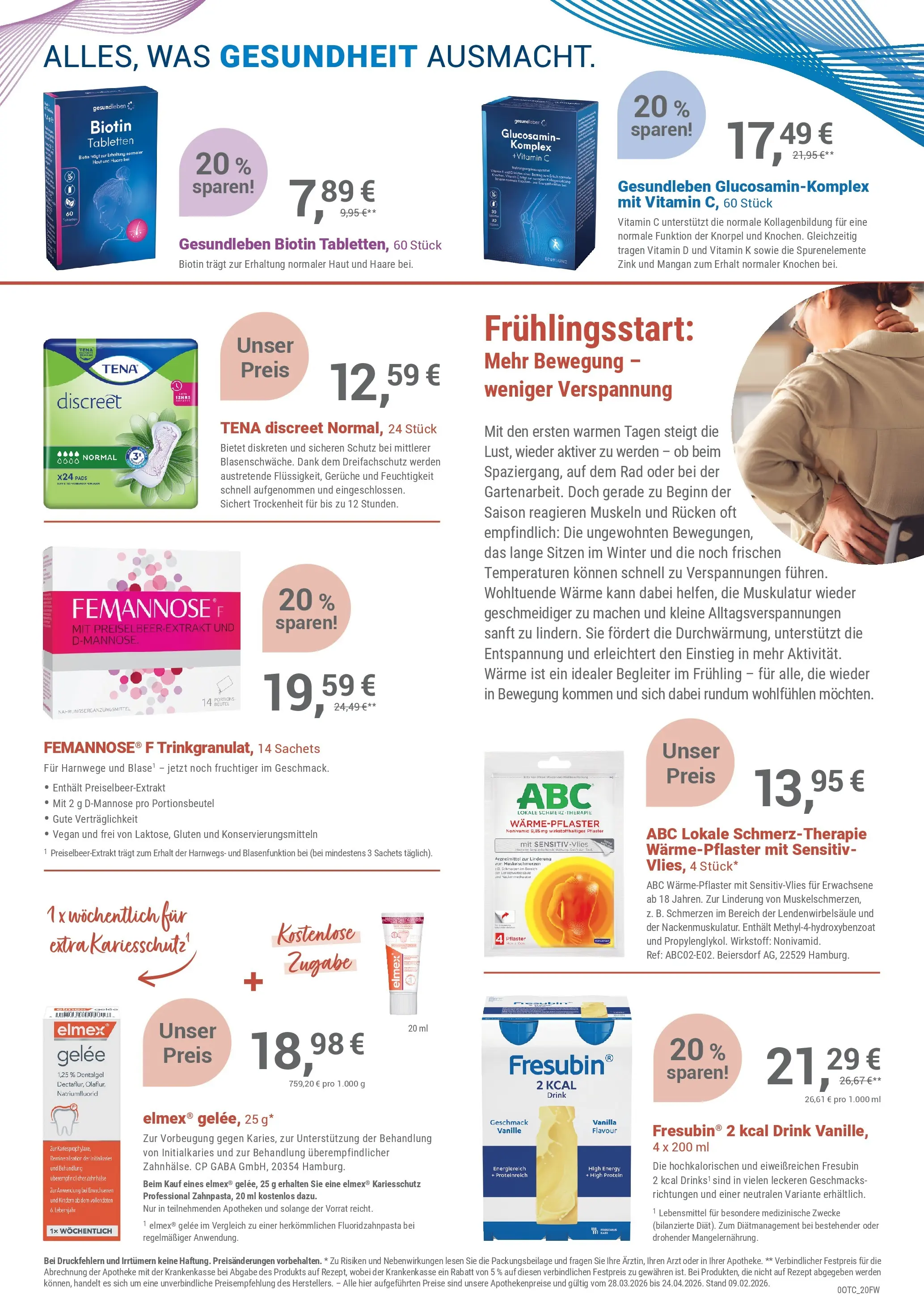 Angebote - Ihre Apotheke vor Ort: Jetzt alle Angebote auch online entdecken! (ab 27.03.2026) zum Blättern | Seite: 4