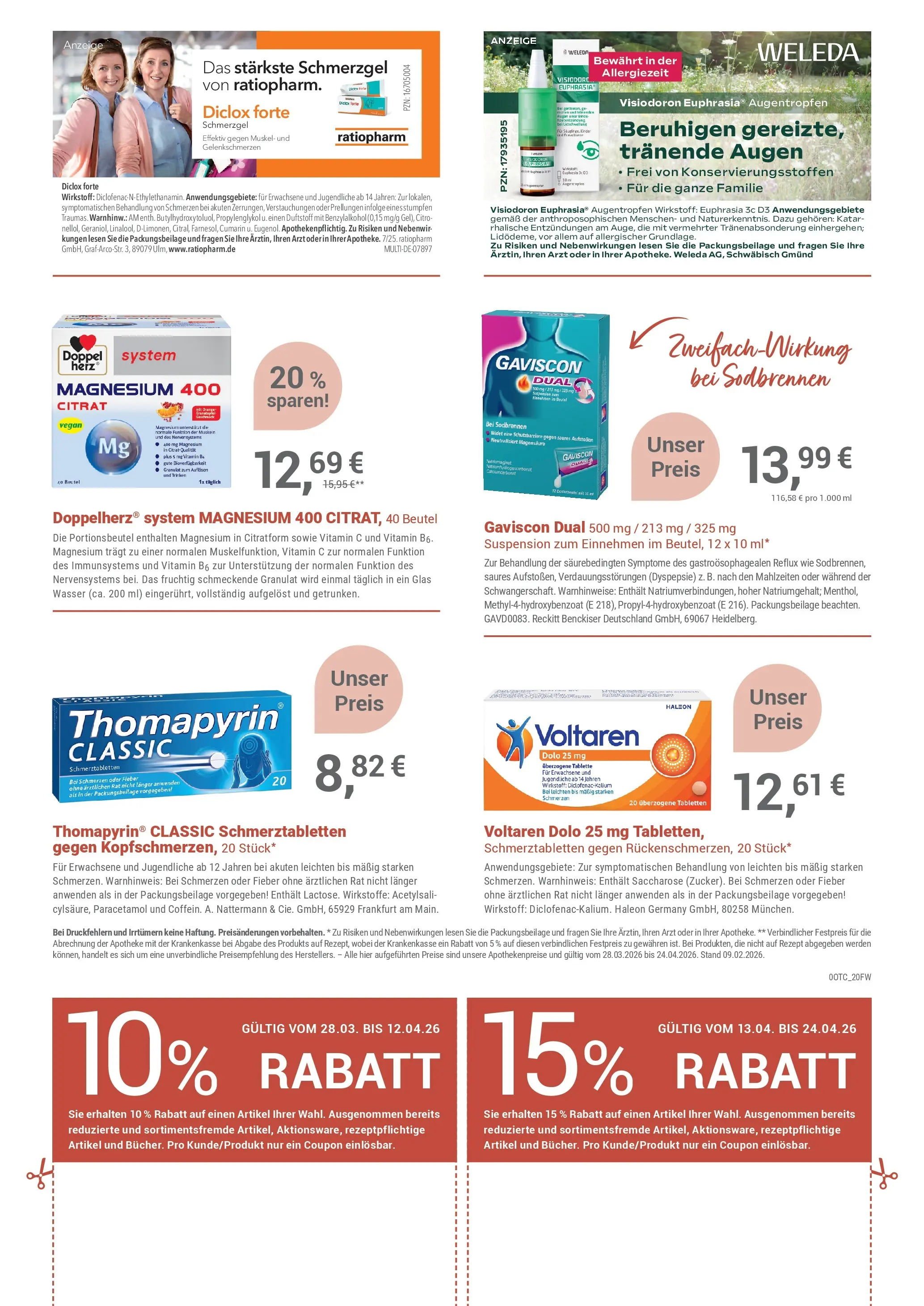 Angebote - Ihre Apotheke vor Ort: Jetzt alle Angebote auch online entdecken! (ab 27.03.2026) zum Blättern | Seite: 5 | Produkte: Wasser