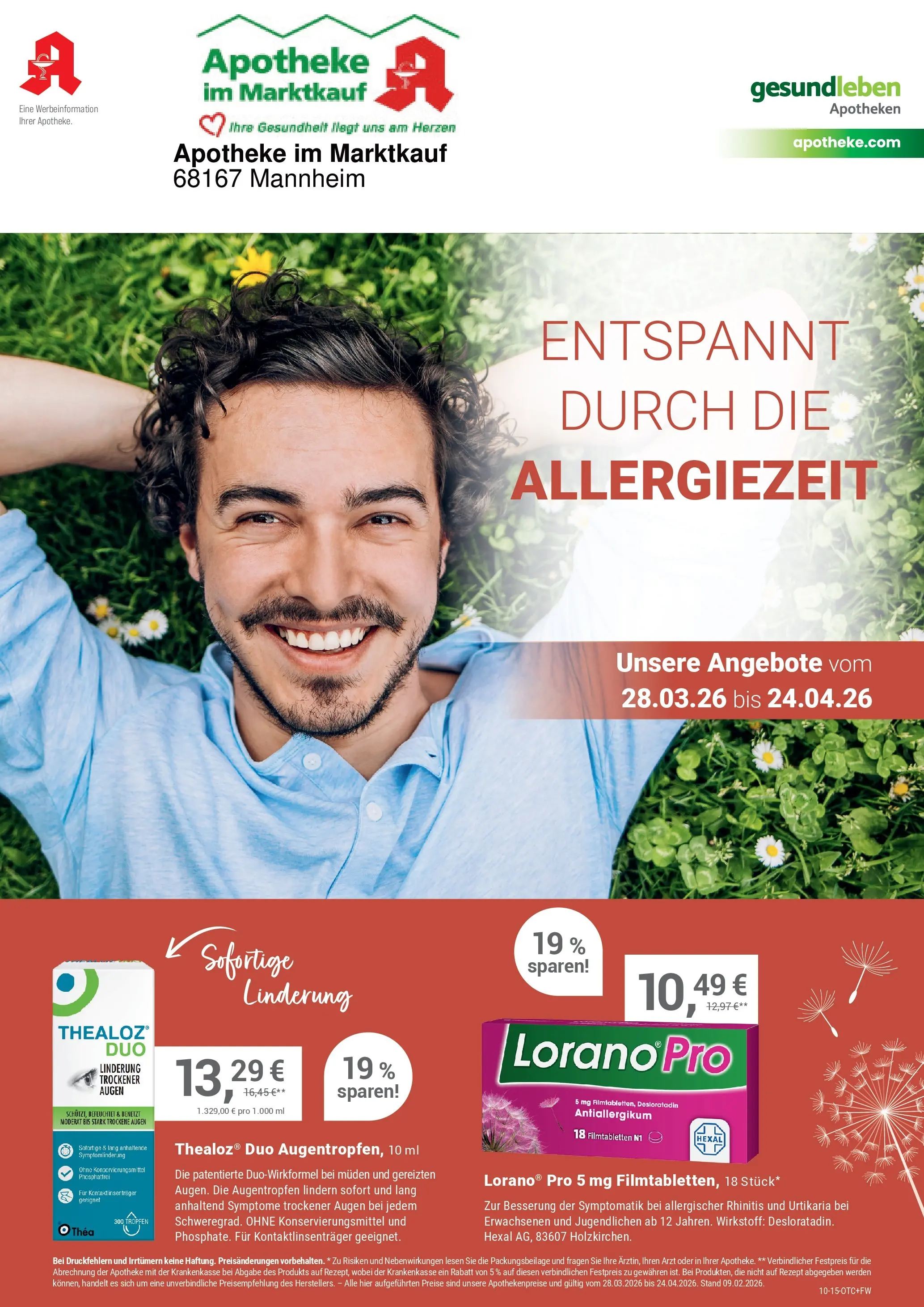 Angebote - Ihre Apotheke vor Ort: Jetzt alle Angebote auch online entdecken! (ab 27.03.2026) zum Blättern | Seite: 1