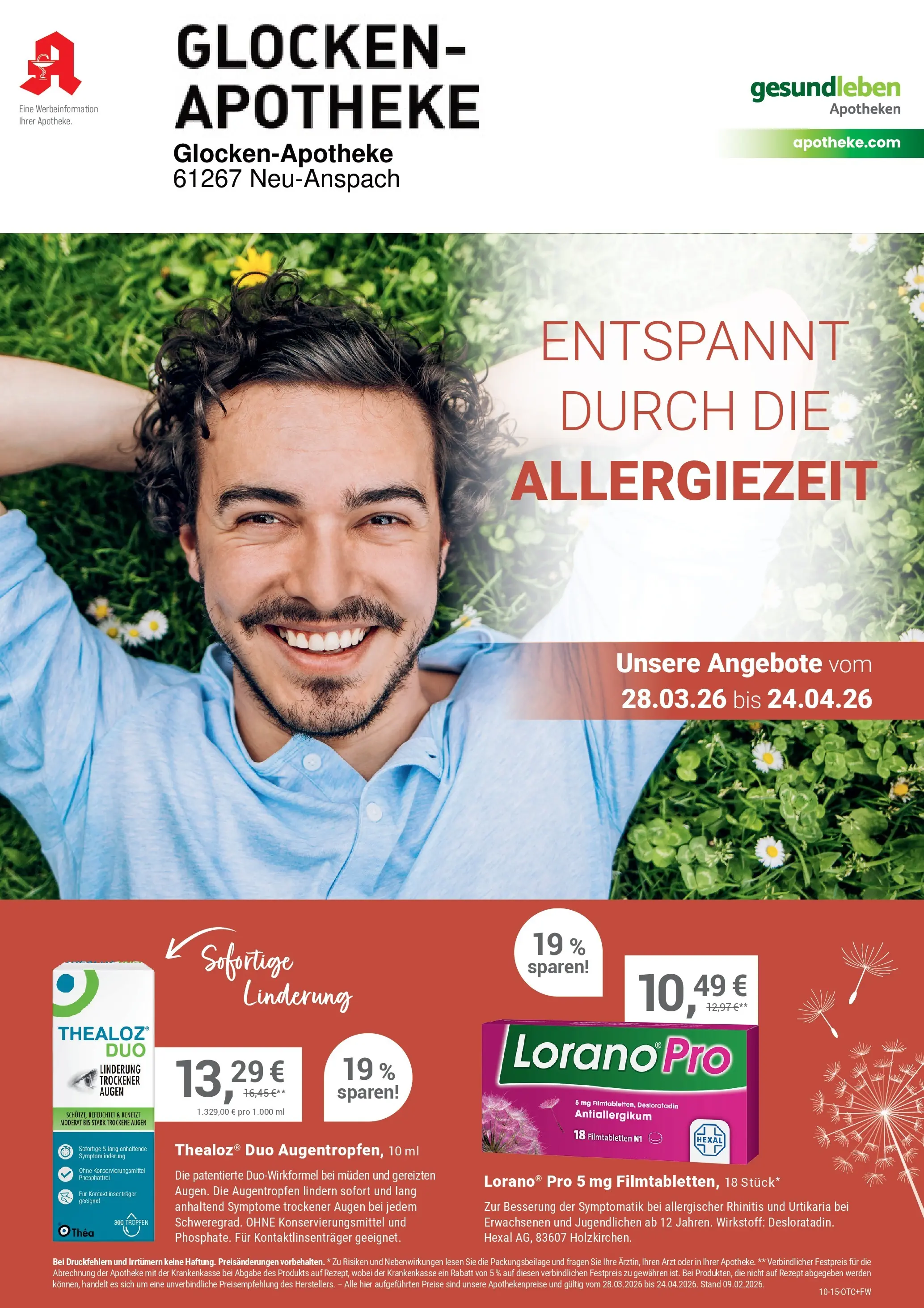 Angebote - Ihre Apotheke vor Ort: Jetzt alle Angebote auch online entdecken! (ab 27.03.2026) zum Blättern | Seite: 1