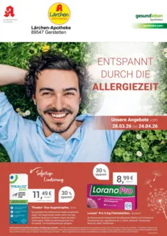 Angebote - Ihre Apotheke vor Ort: Jetzt alle Angebote auch online entdecken! ab 27.03.2026 gültig