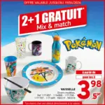Trafic 2+1 GRATUIT sur la vaisselle Pok&eacute;mon - au 19.04.2026