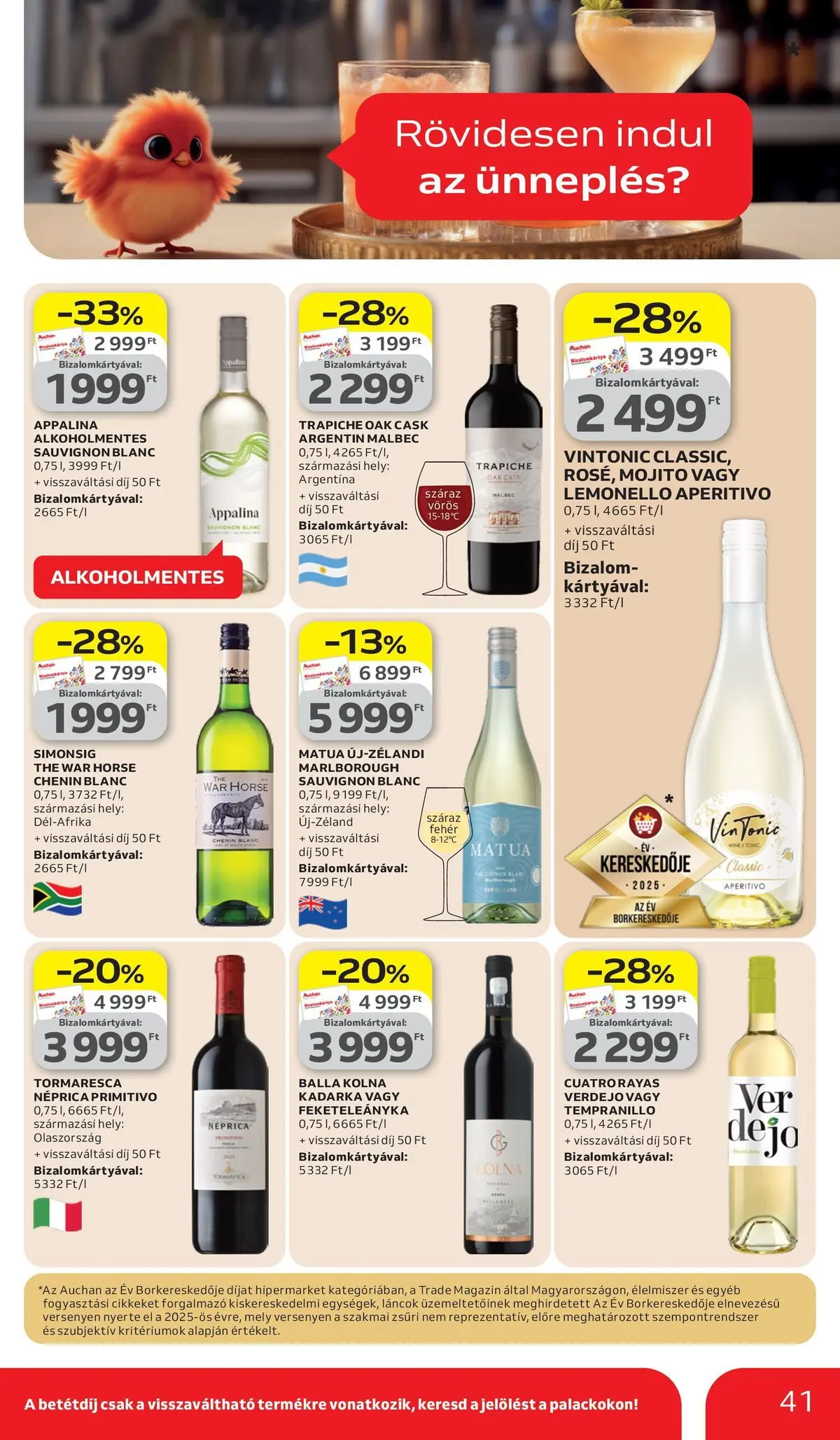 Auchan akciós újság Székesfehérvár - 2026.03.26. -tól/töl > akció, lapozható szórólap 🛍️ | Oldal: 41