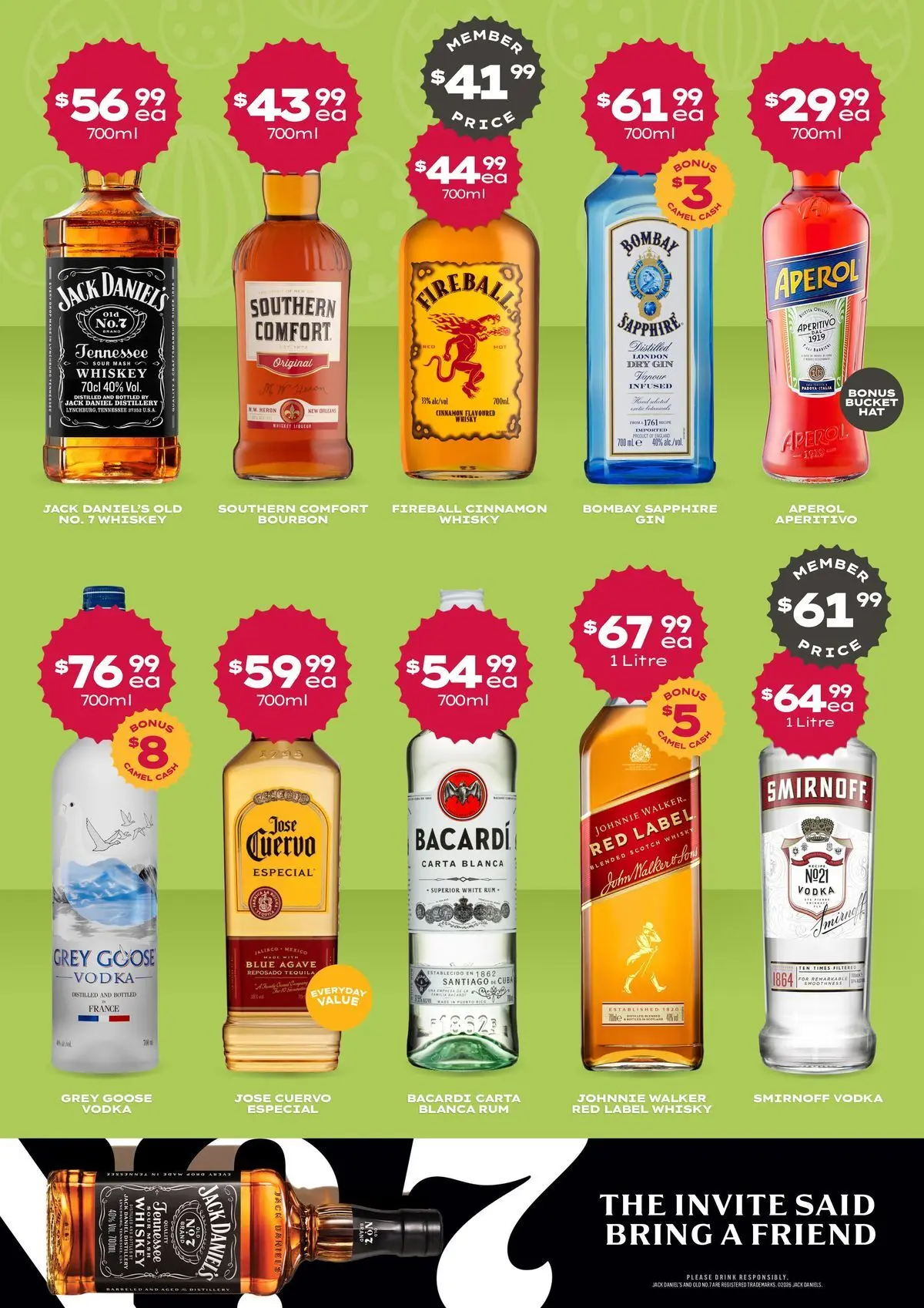 Deals - Crack open Unseriously Good Easter Deals today! - 29/03/2026 > weekly / monthly specials | Page: 8 | Products: Bourbon, Gin, Vodka, Rum