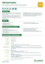 Zolpan Ultrasol Hydro fiche technique - au 31.03.2026