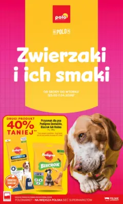 Pogląd oferty "POLOmarket gazetka - Zwierzaki i ich smaki" - ważna od 25.03.2026 Pogląd oferty "POLOmarket gazetka - Zwierzaki i ich smaki" - ważna od 25.03.2026