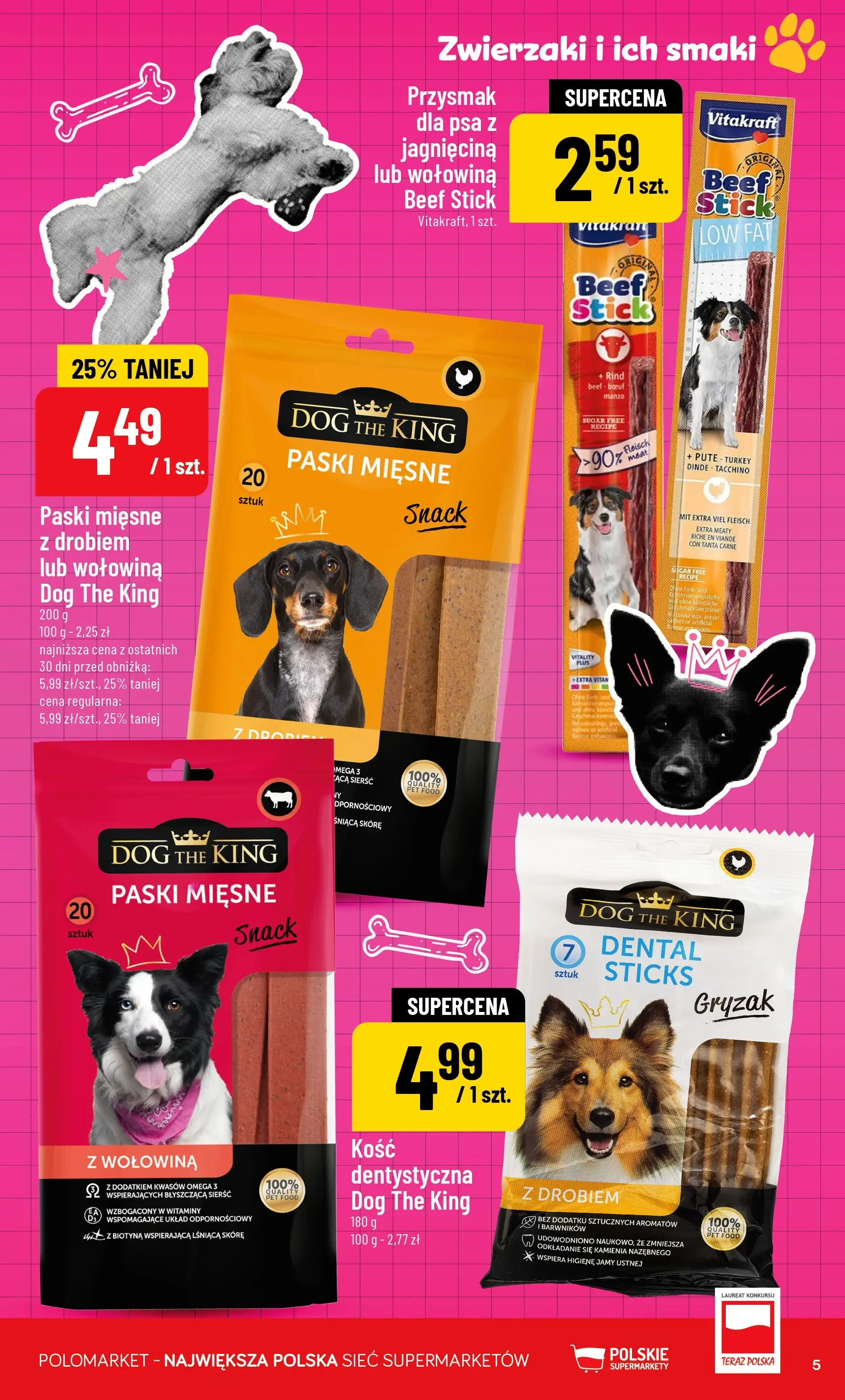 Nowa POLOmarket gazetka od jutra 23.03.2026 | Strona: 5 | Produkty: Jagnięcina, Wołowina