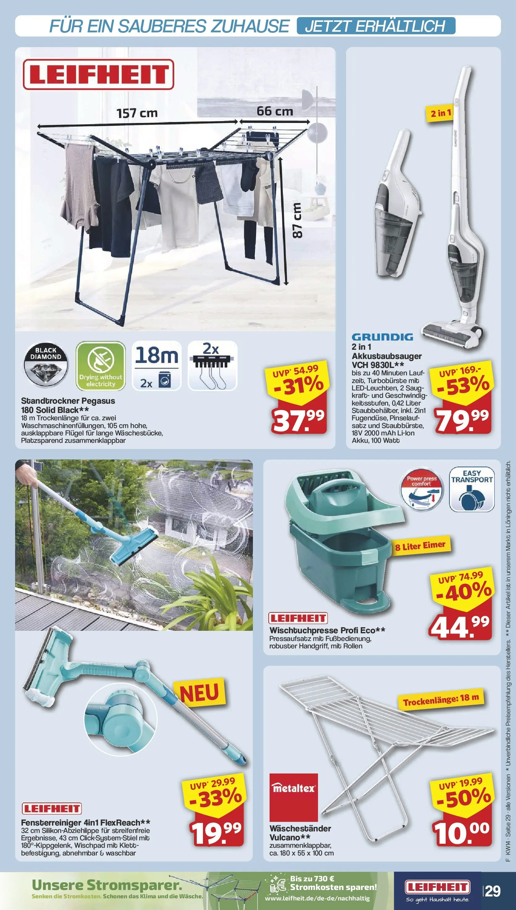 Famila Nordwest Wochenangebote (ab 30.03.2026) zum Blättern | Seite: 31 | Produkte: Waschestander