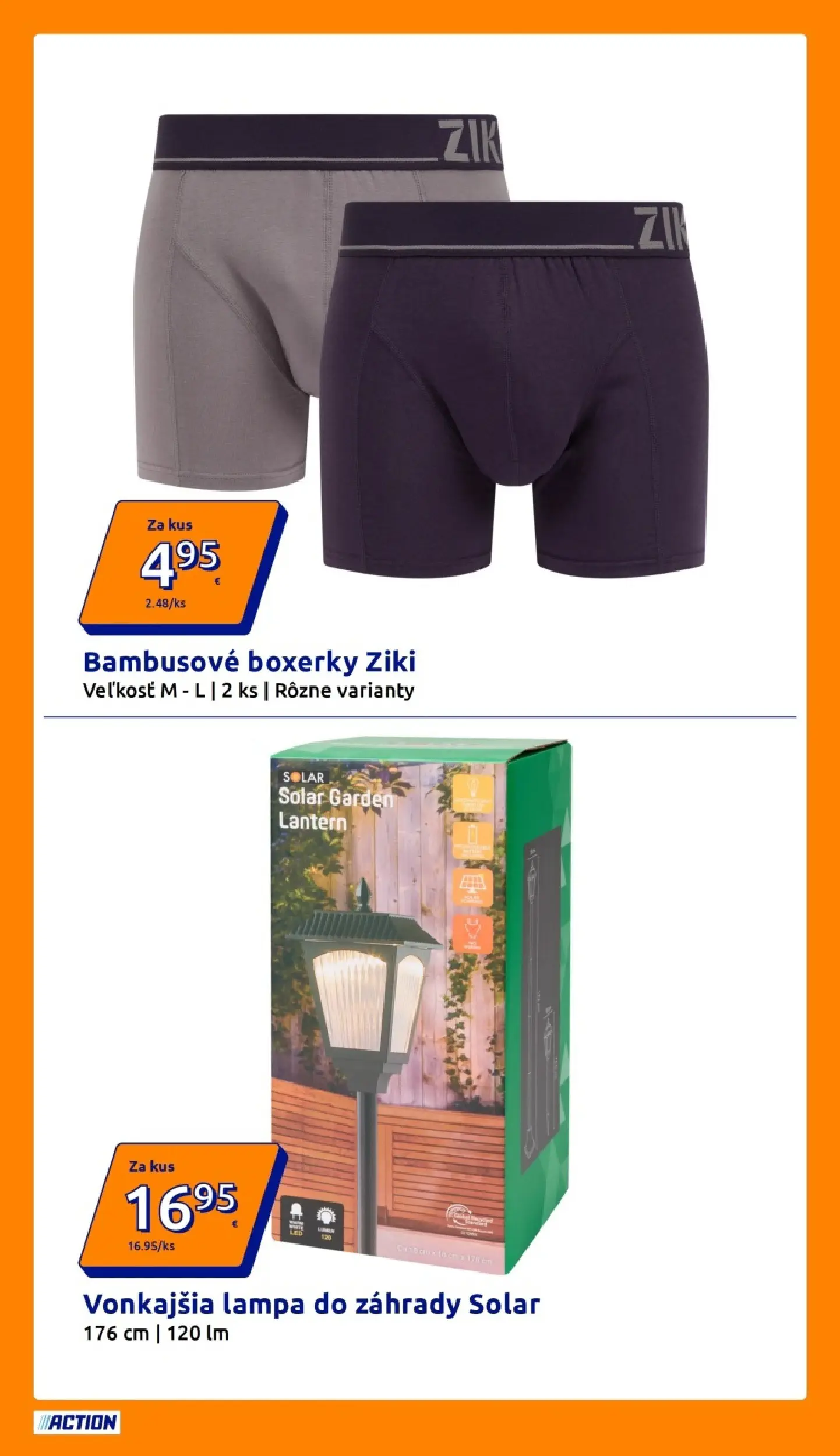 Action leták platný do 31.03.2026 od 25.03.2026 » aktuálna akcia | Strana: 19 | Produkty: Lampa, Boxerky