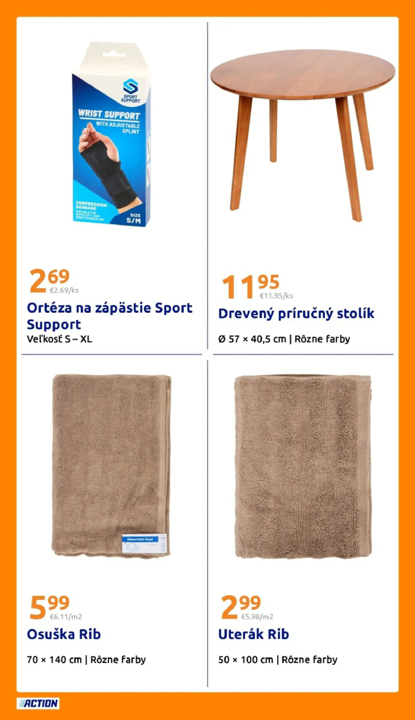 Action leták platný do 31.03.2026 od 25.03.2026 » aktuálna akcia | Strana: 27 | Produkty: Príručný stolík, Stolík, Osuška