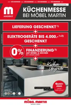 Möbel Martin Küchenmesse ab 07.04.2026 gültig