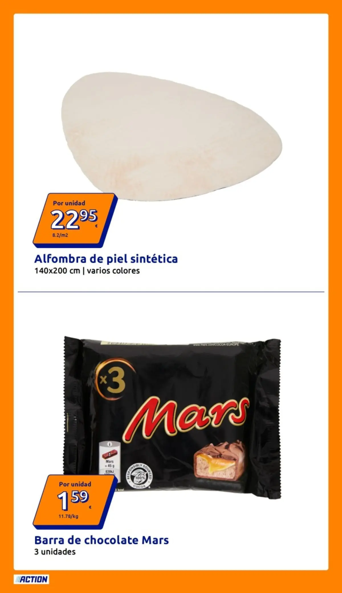 Action folleto 25/03/2026 - 31/03/2026 | Página: 9 | Productos: Chocolate, Alfombra
