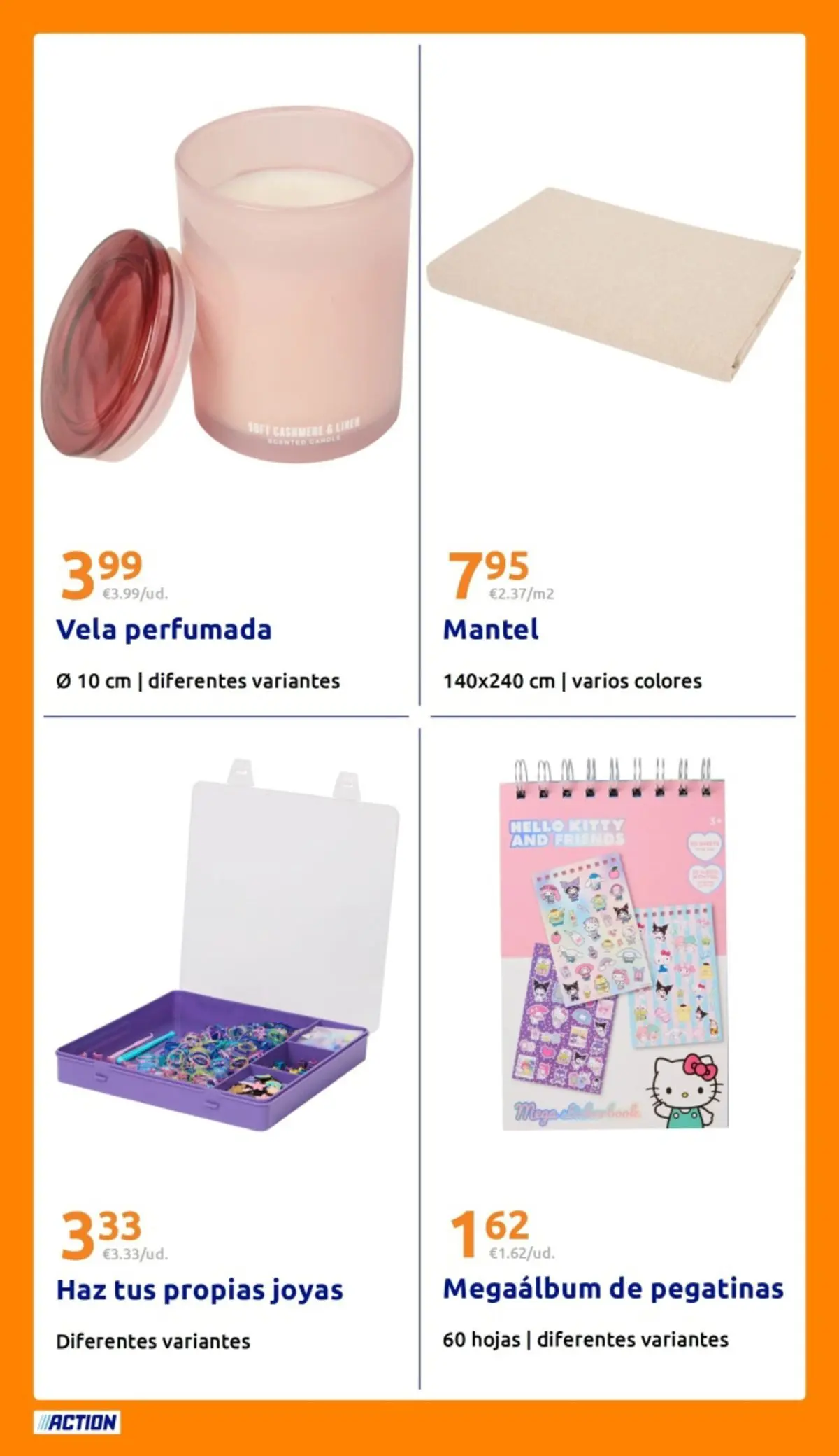 Action folleto 25/03/2026 - 31/03/2026 | Página: 30 | Productos: Mantel, Vela