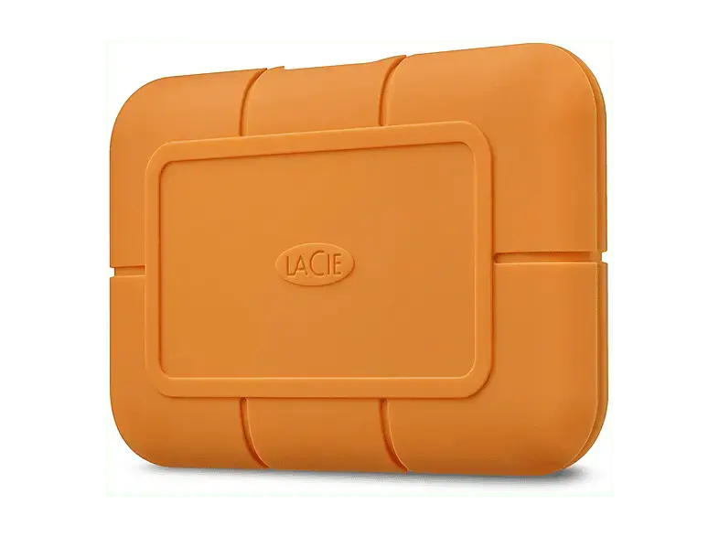 LACIE SSD Festplatte Rugged 1TB, USB-C 3.1, orange, extern (STHR1000800)