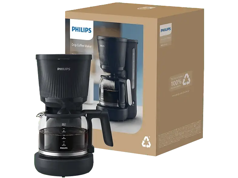 Philips HD7411/90 Series 3000 Kaffeemaschine Schwarz