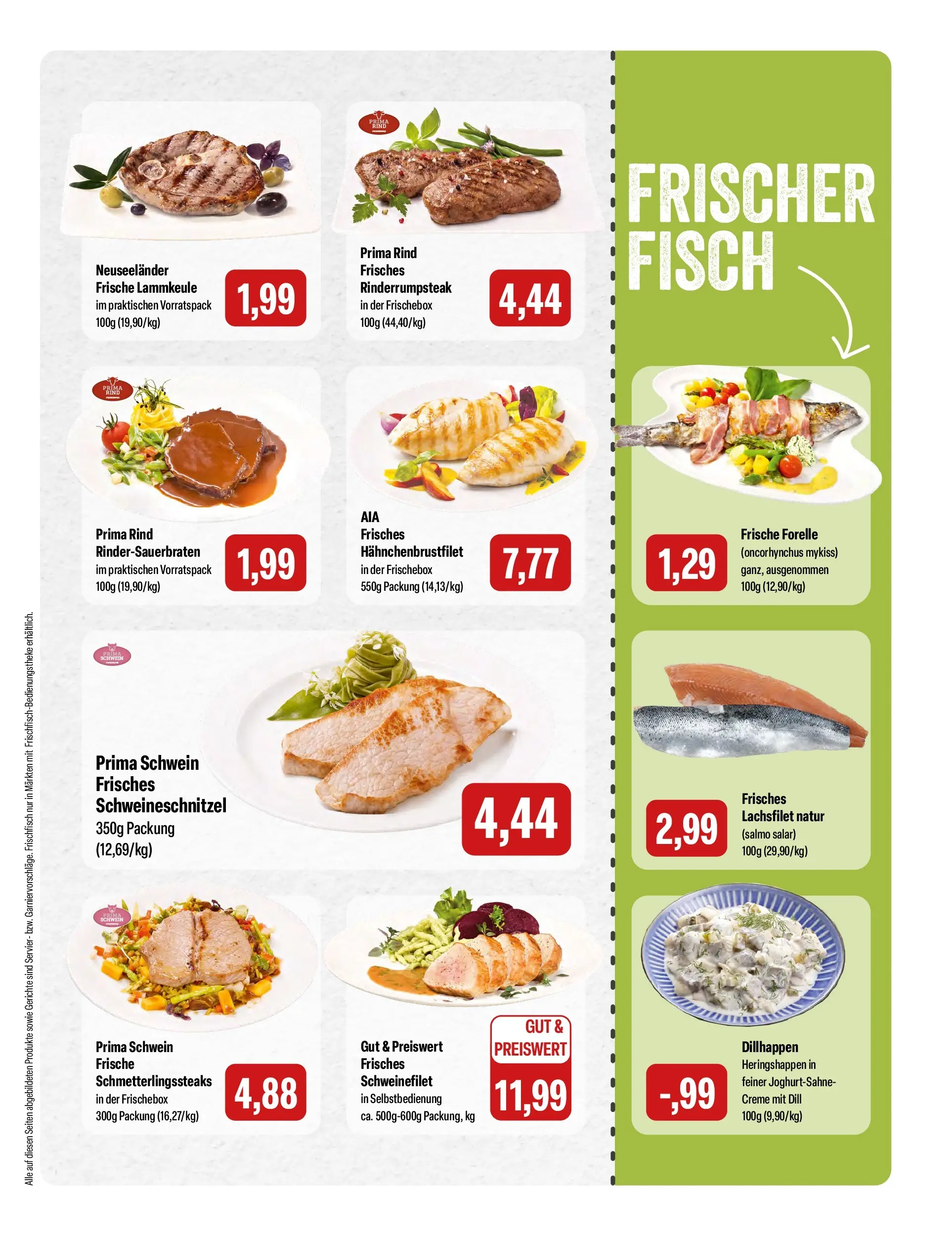 Feneberg Aktuelle Angebote (ab 02.04.2026) zum Blättern | Seite: 3 | Produkte: Creme, Schweinefilet, Fisch, Dill