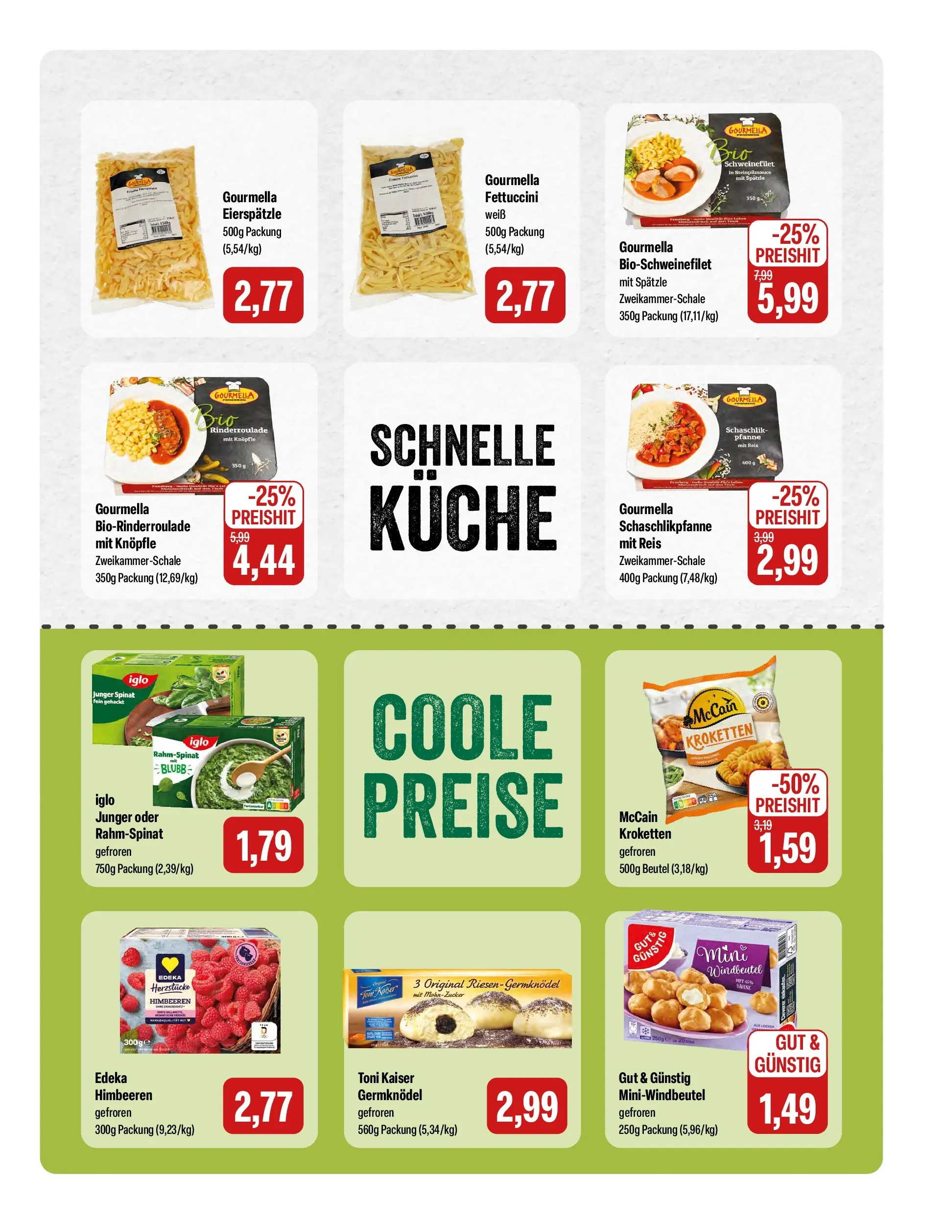 Feneberg Aktuelle Angebote (ab 02.04.2026) zum Blättern | Seite: 13 | Produkte: Himbeeren, Küche, Schweinefilet, Sahne