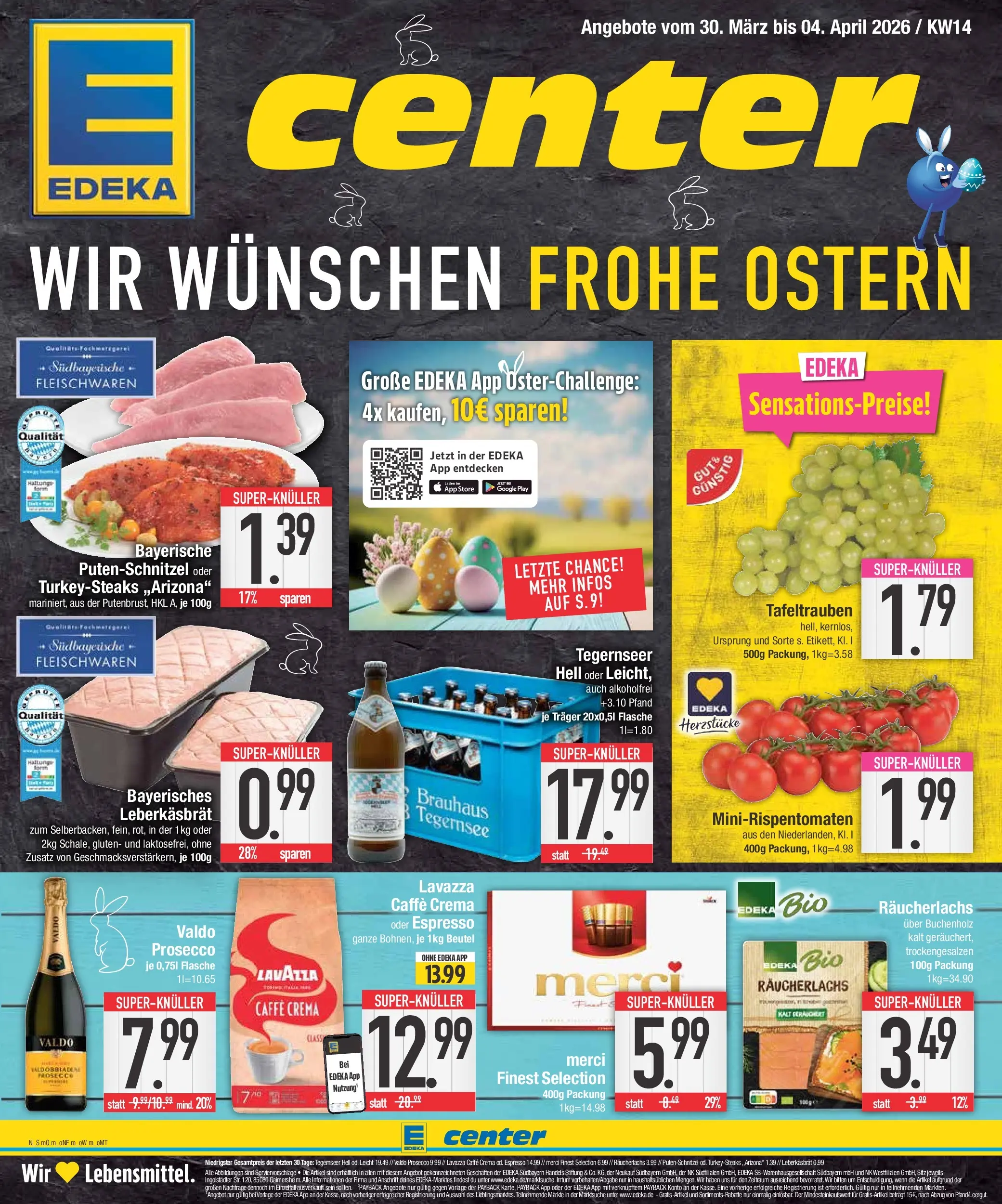 Edeka prospekt Neustadt	 (ab 29.03.2026) » Angebote Online | Seite: 1 | Produkte: Merci, Lavazza, Räucherlachs, Putenschnitzel