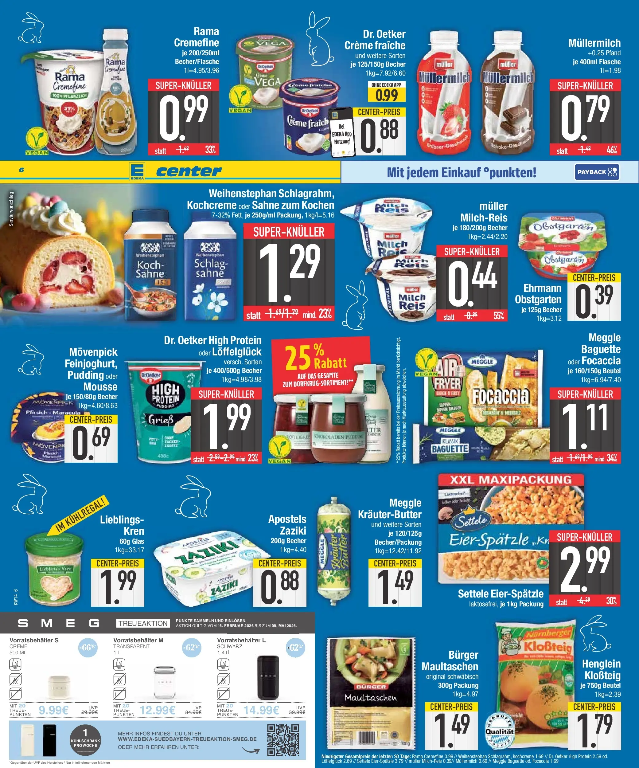Edeka prospekt Neustadt	 (ab 29.03.2026) » Angebote Online | Seite: 6 | Produkte: Rama, Rama cremefine, Reis, Sahne