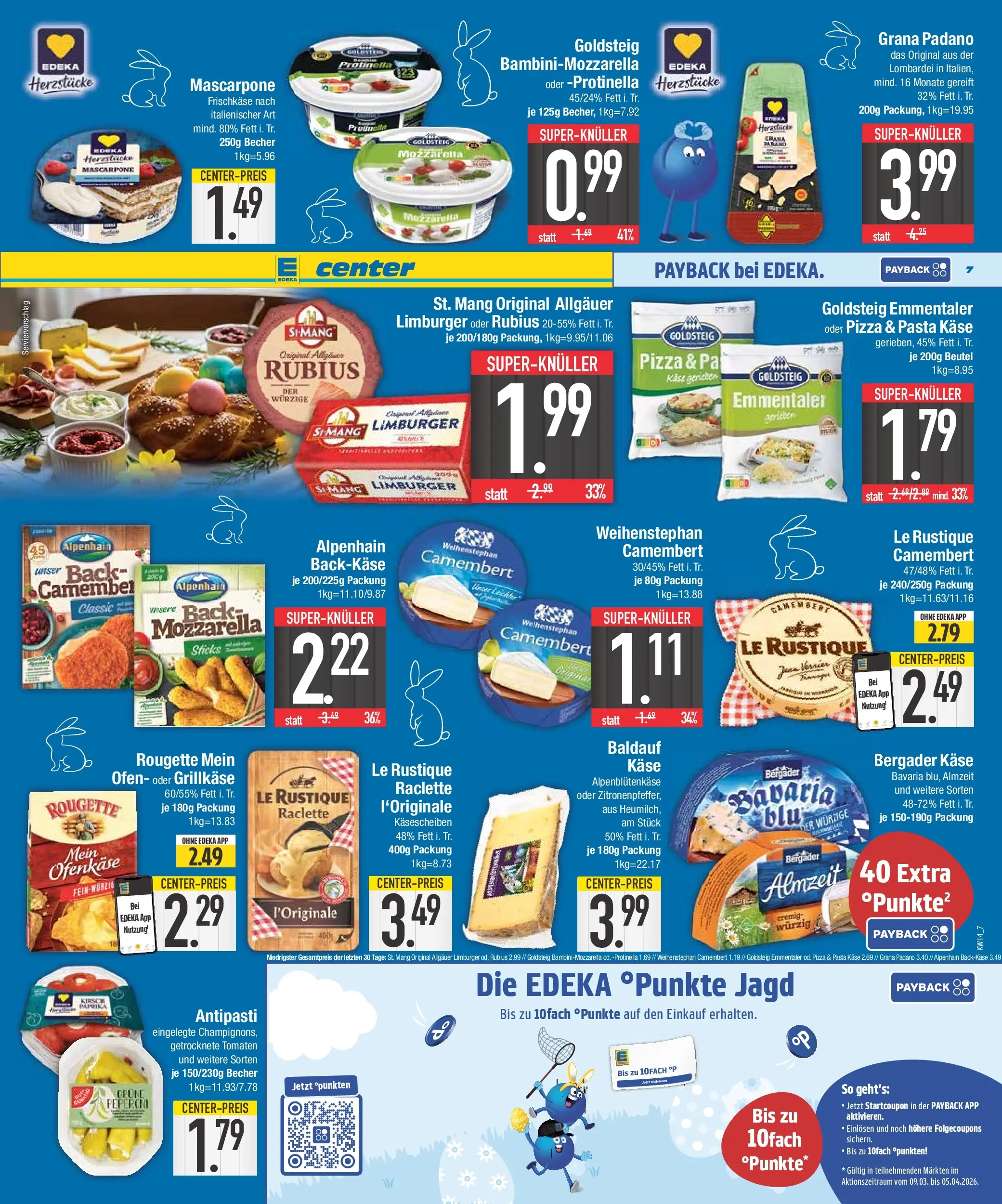 Edeka prospekt Neustadt	 (ab 29.03.2026) » Angebote Online | Seite: 7 | Produkte: Mascarpone, Tomaten, Raclette, Frischkase