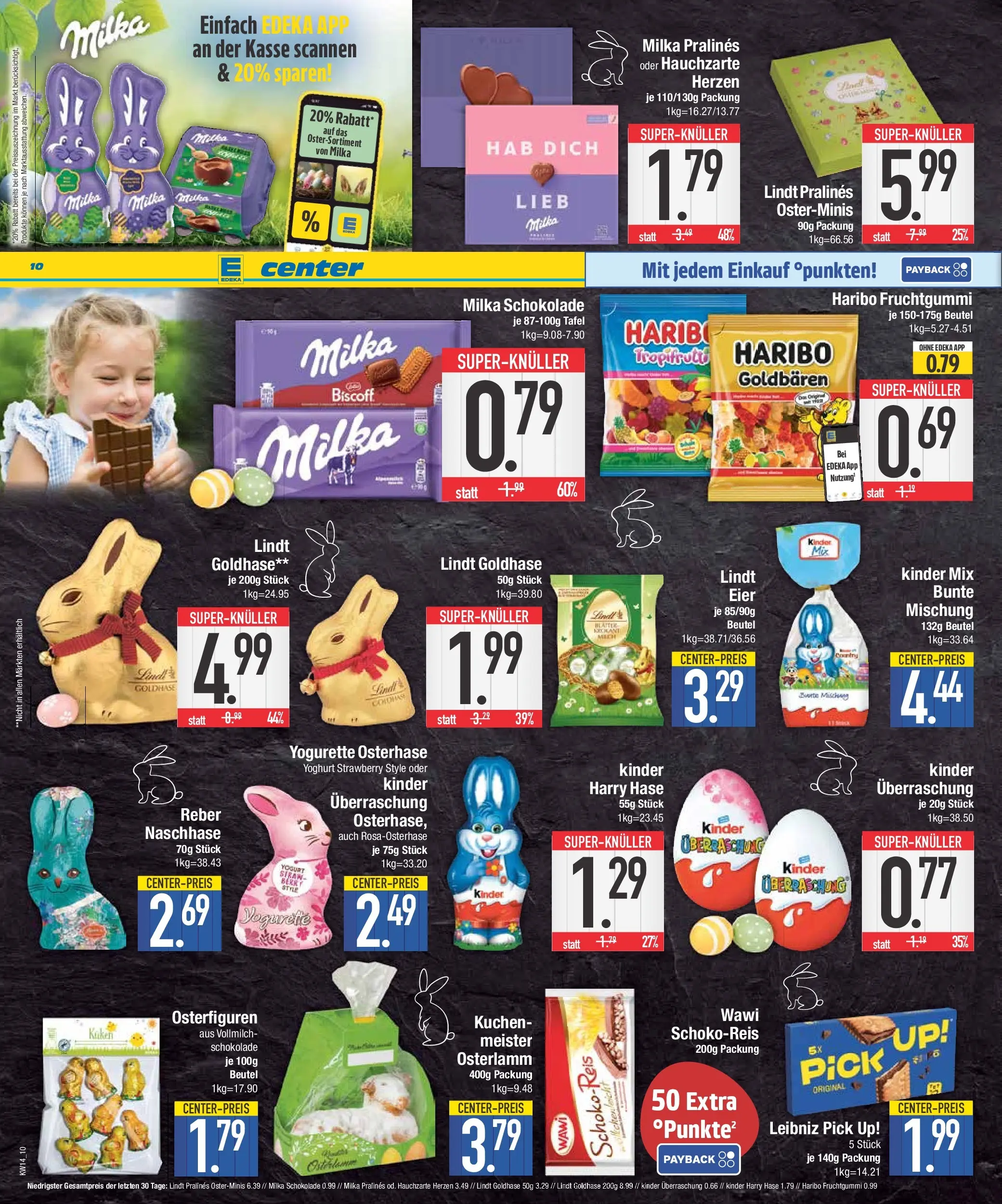 Edeka prospekt Neustadt	 (ab 29.03.2026) » Angebote Online | Seite: 10 | Produkte: Haribo, Yogurette, Eier, Milka