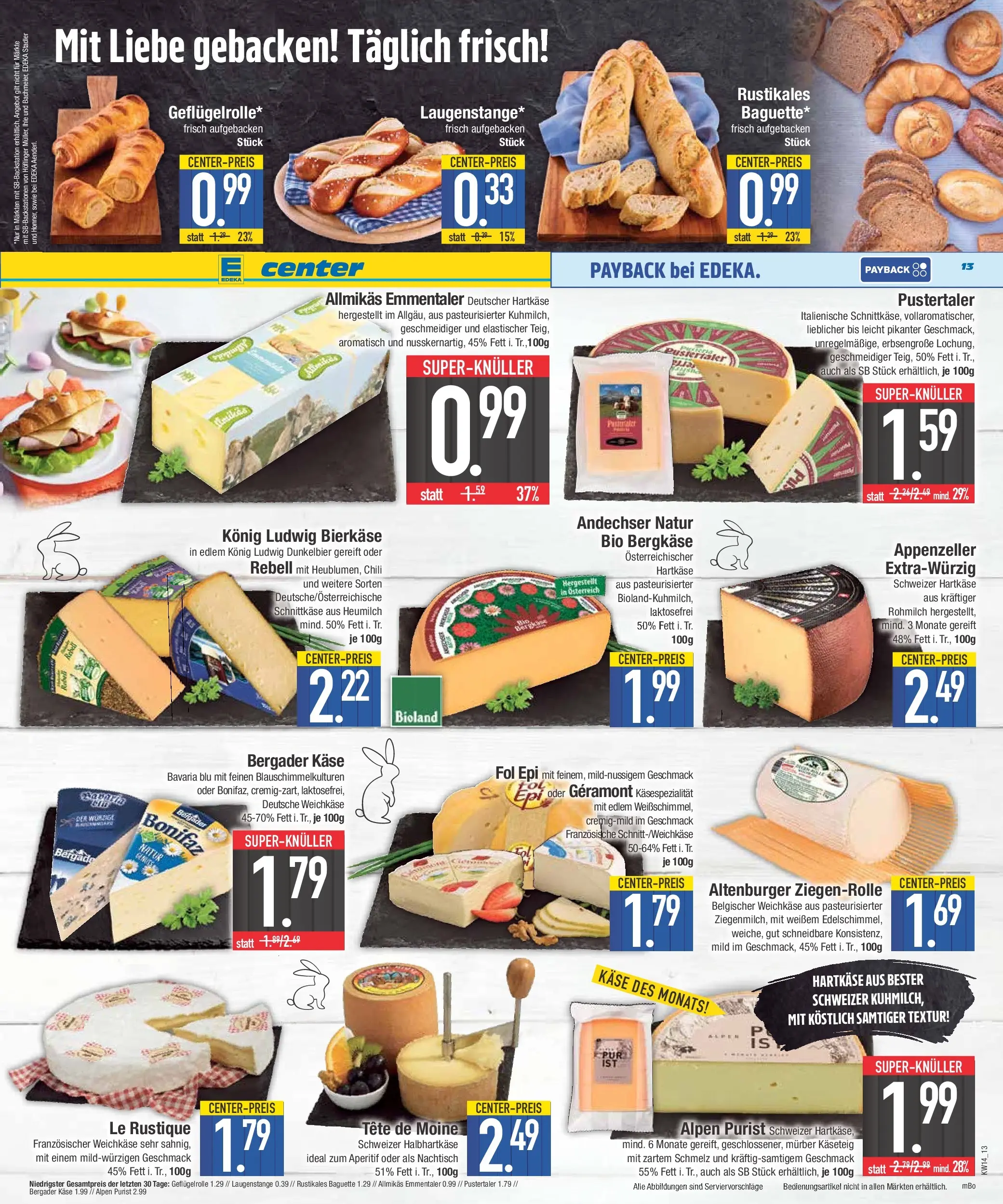 Edeka prospekt Neustadt	 (ab 29.03.2026) » Angebote Online | Seite: 13 | Produkte: Geramont, Käse, Chili
