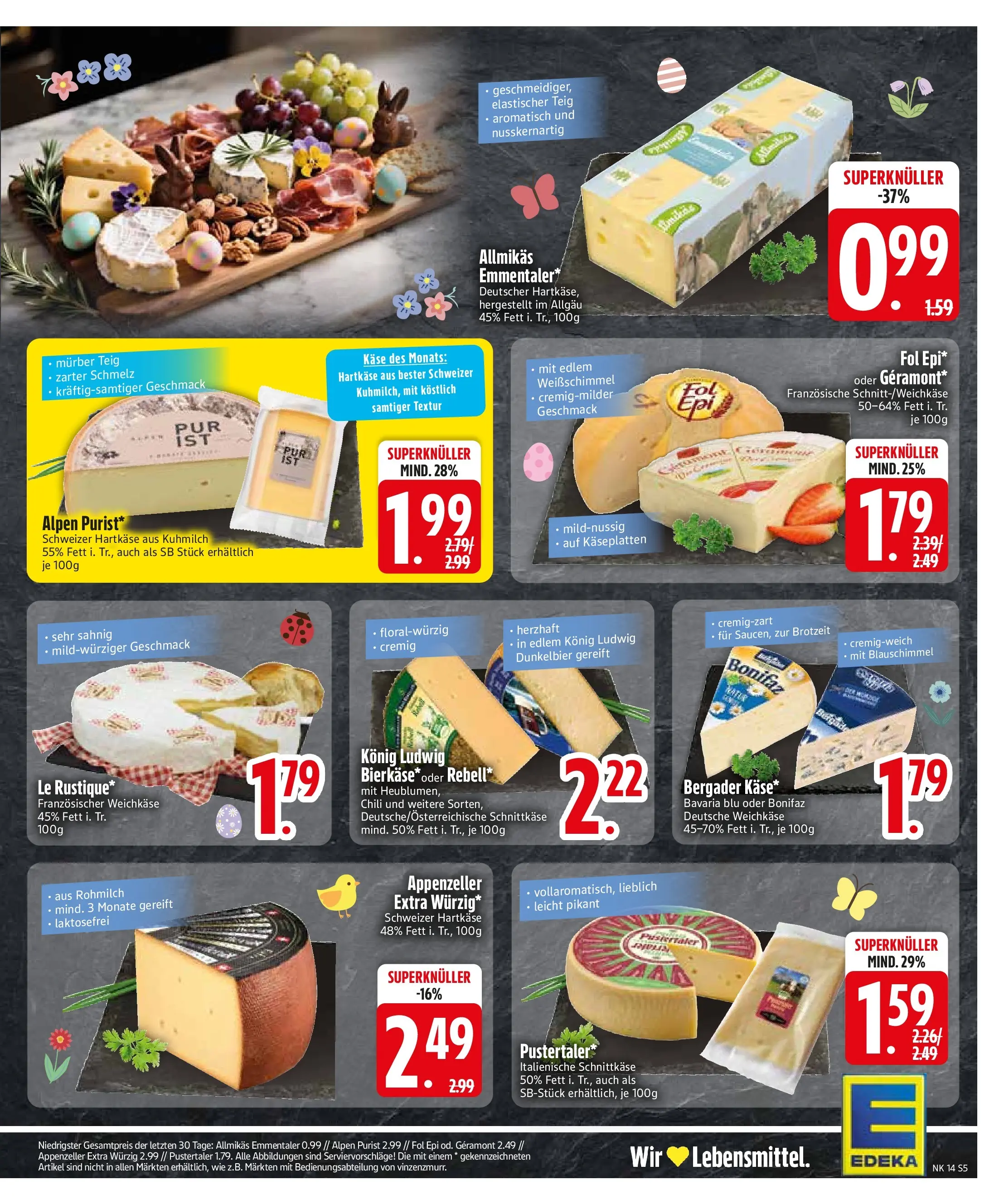 Edeka prospekt Sonthofen	 (ab 29.03.2026) » Angebote Online | Seite: 7 | Produkte: Geramont, Käse, Chili