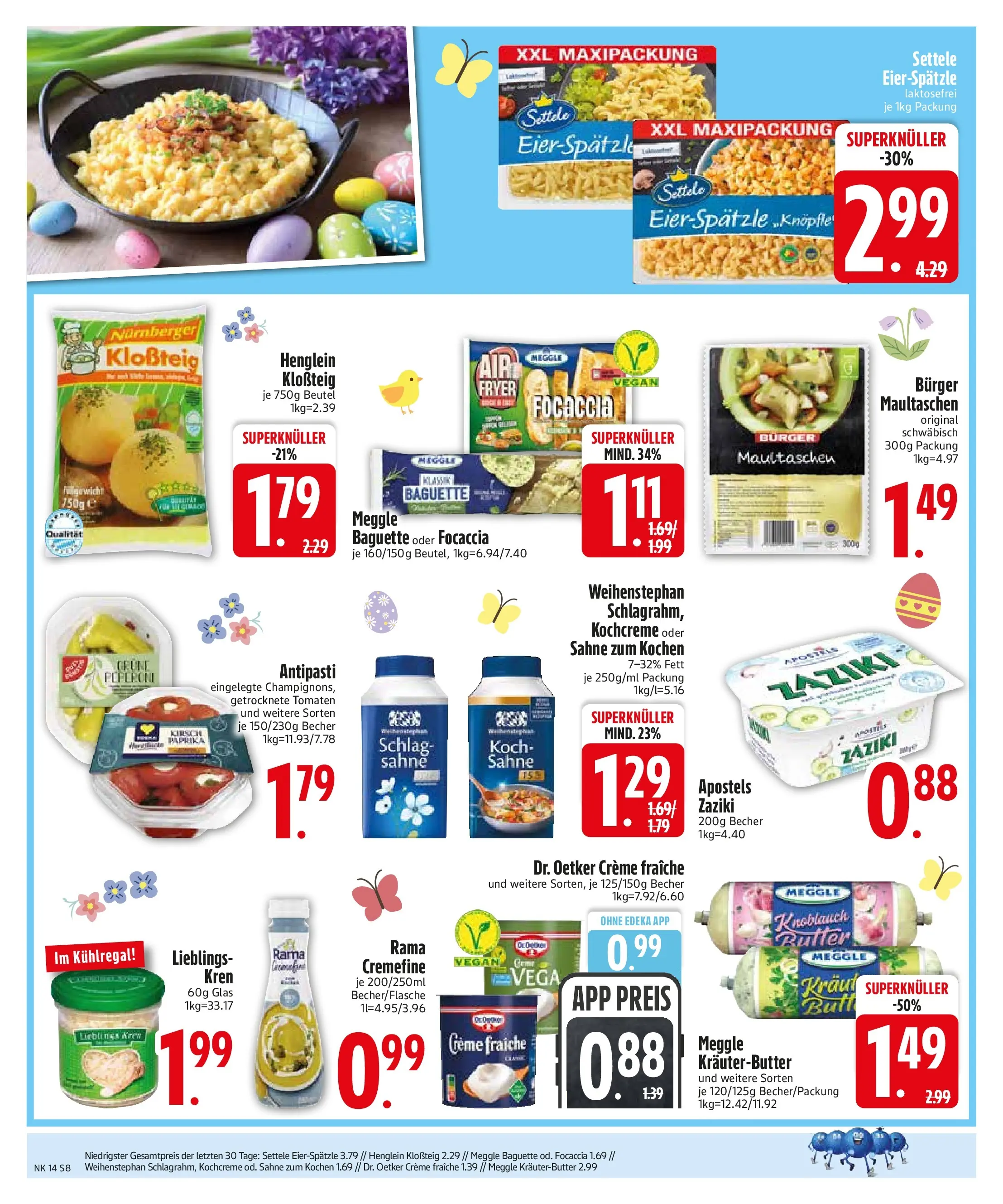 Edeka prospekt Sonthofen	 (ab 29.03.2026) » Angebote Online | Seite: 10 | Produkte: Rama, Rama cremefine, Creme, Sahne