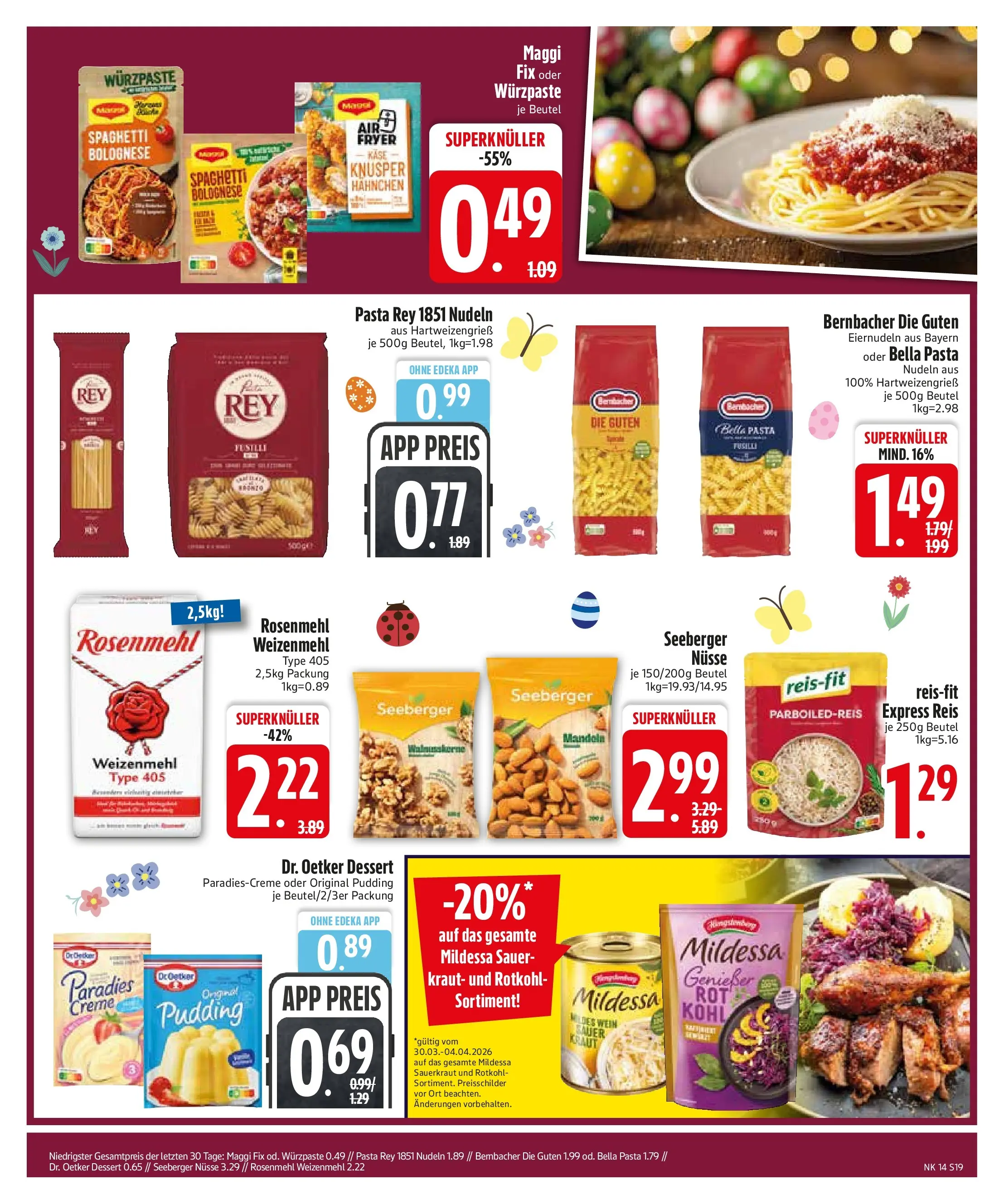 Edeka prospekt Sonthofen	 (ab 29.03.2026) » Angebote Online | Seite: 21 | Produkte: Käse, Creme, Pasta, Nudeln