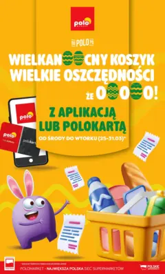 Pogląd oferty "POLOmarket gazetka - Wielkanocny koszyk, wielkie oszczędności" - ważna od 25.03.2026