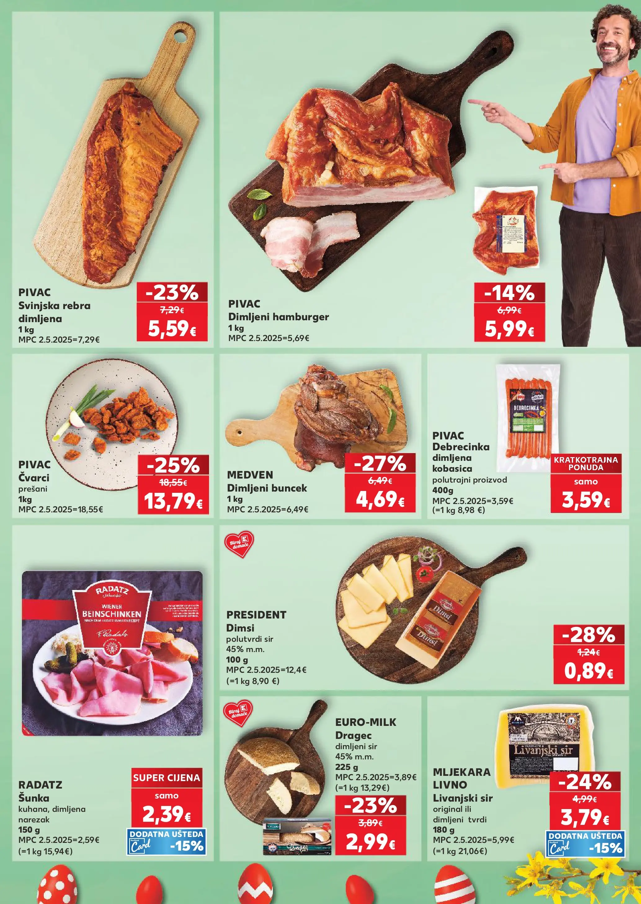 Kaufland - Kaufland katalog do 31.03.2026 novi od 24.03.2026 na listanje > letak digitalni | Stranica: 5 | Proizvodi: Čvarci, Narezak, Kobasica, Hamburger