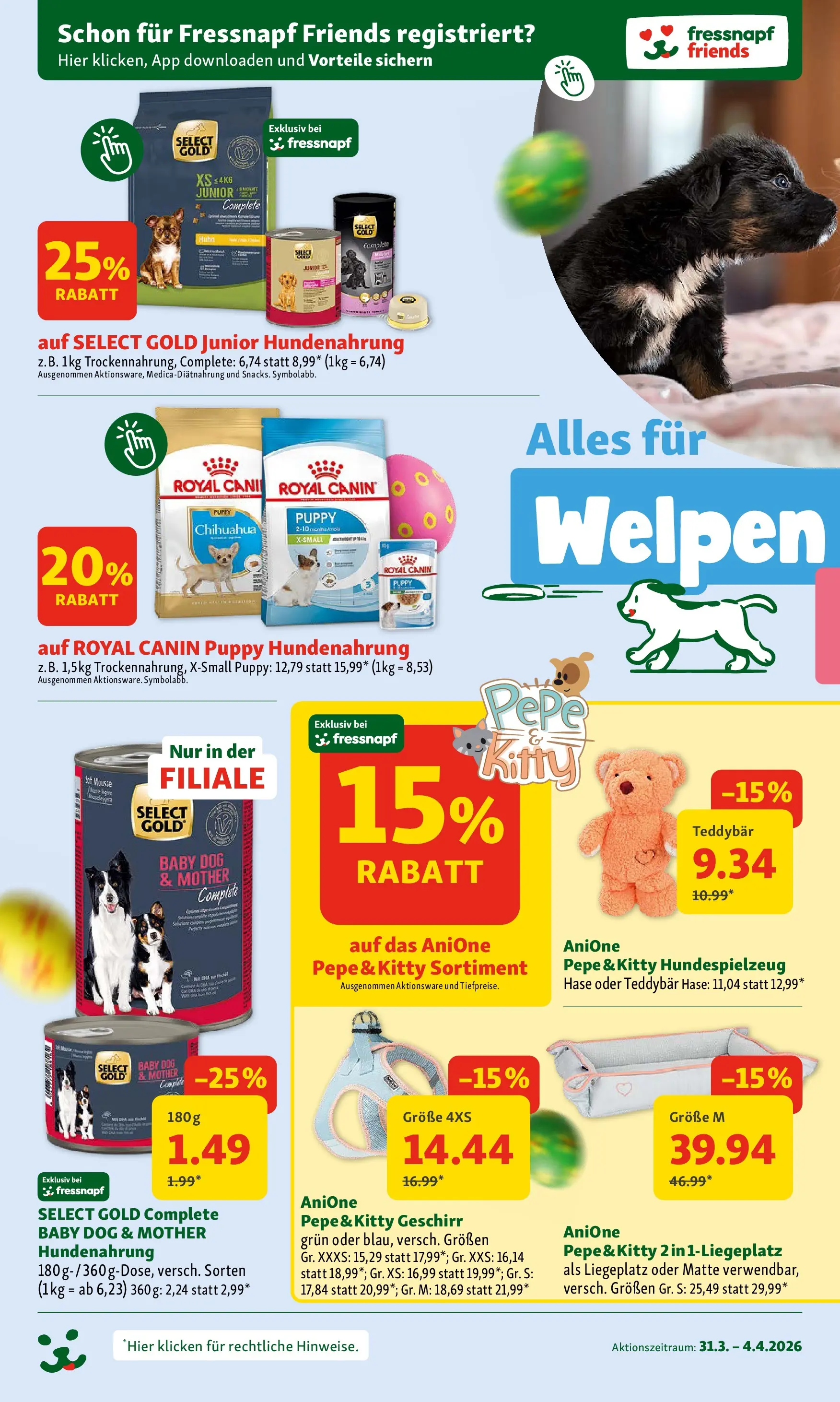 Fressnapf - Fressnapf Angebote 31.03. bis 04.04. von 30.03.2026 - Aktuelle Angebote | Seite: 2