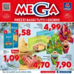 Supermercati Mega Buono sconto 10 euro - al 08.04.2026