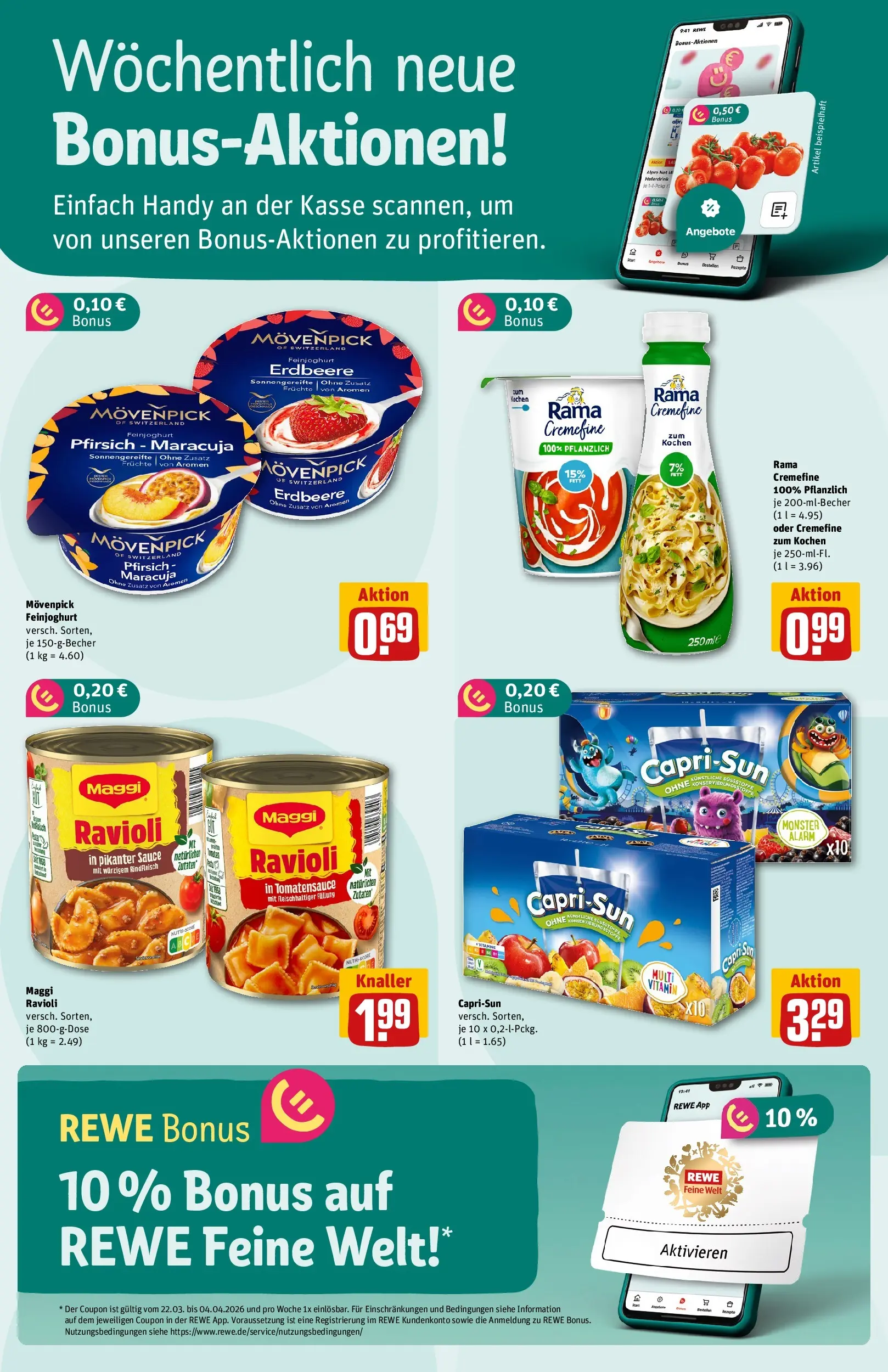 REWE Prospekt ab 29.03.2026 zum Blättern » Angebote | Seite: 2