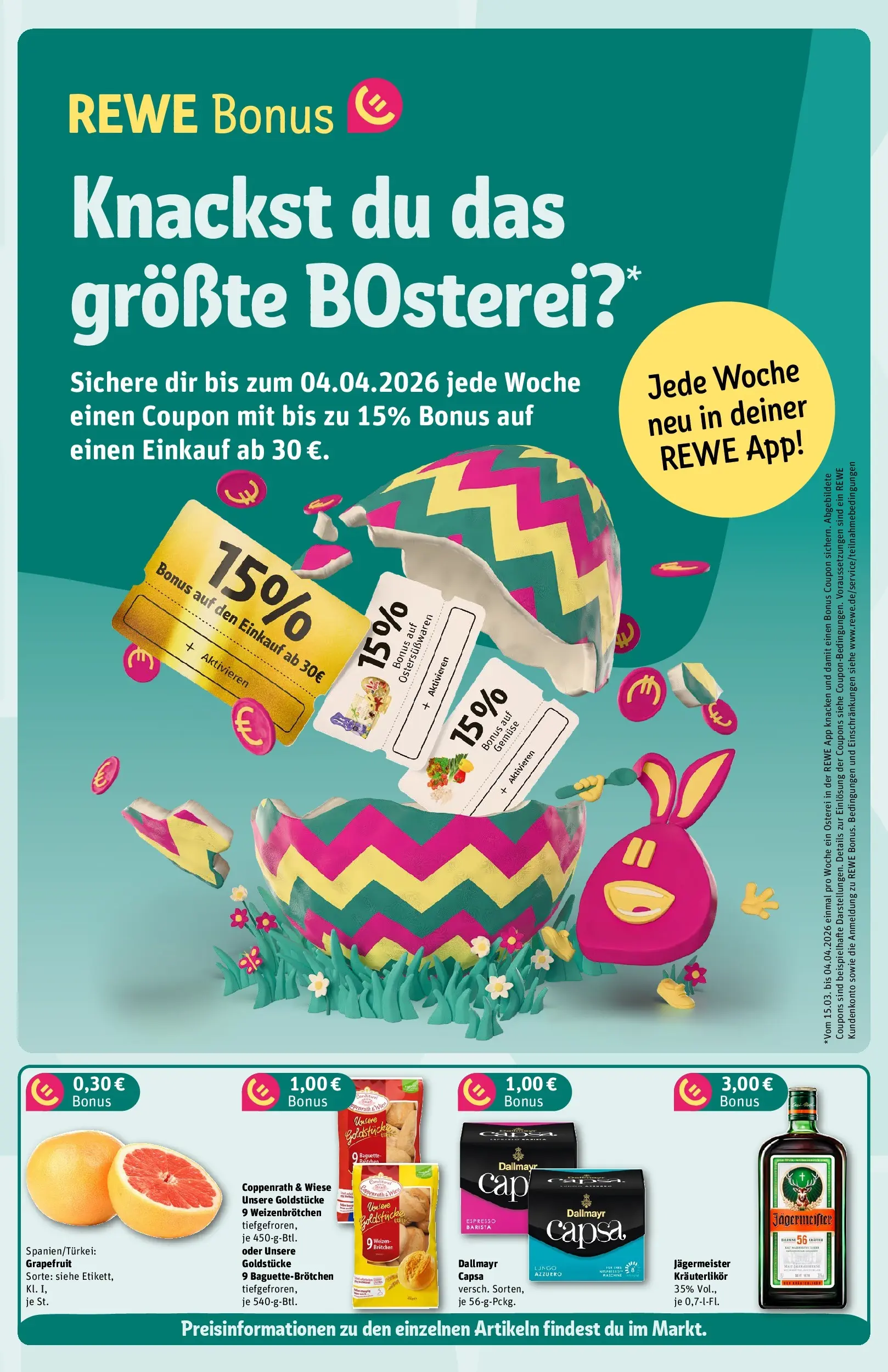 REWE Prospekt ab 29.03.2026 zum Blättern » Angebote | Seite: 3