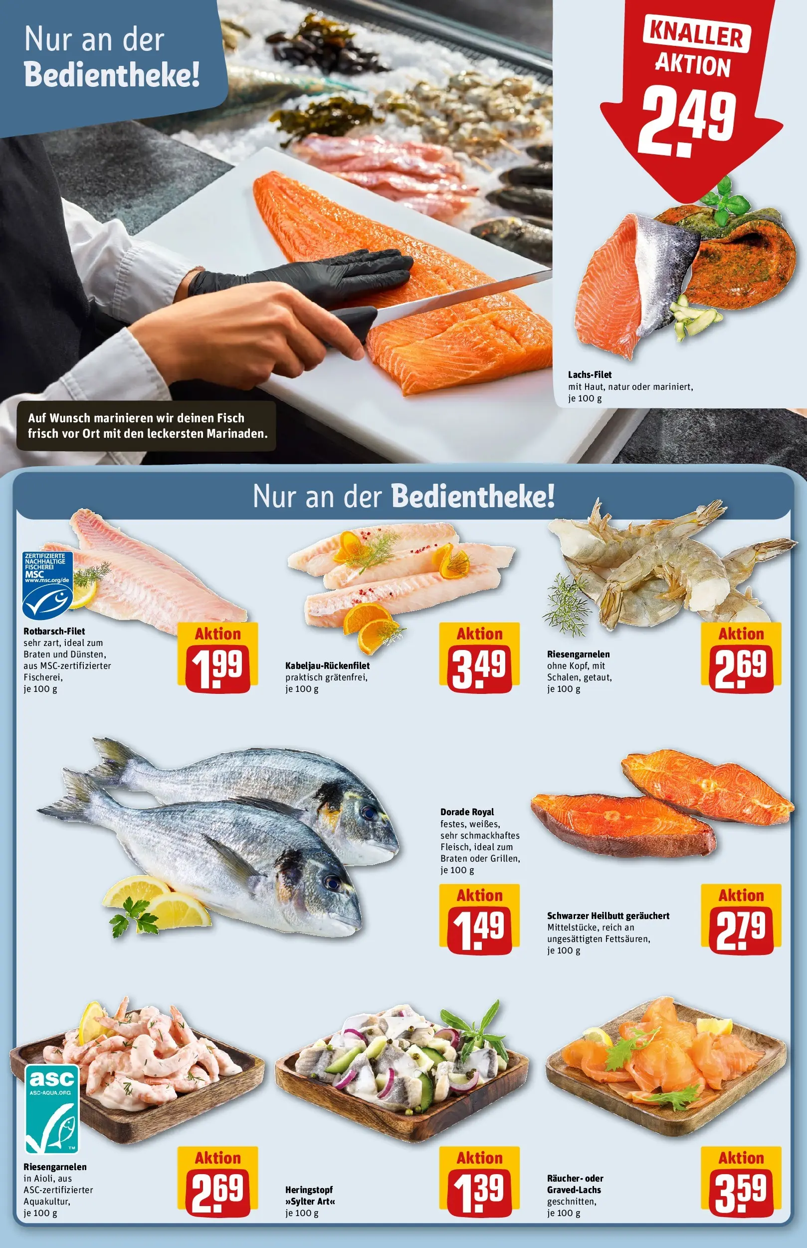 REWE Prospekt ab 29.03.2026 zum Blättern » Angebote | Seite: 35 | Produkte: Dorade, Fisch