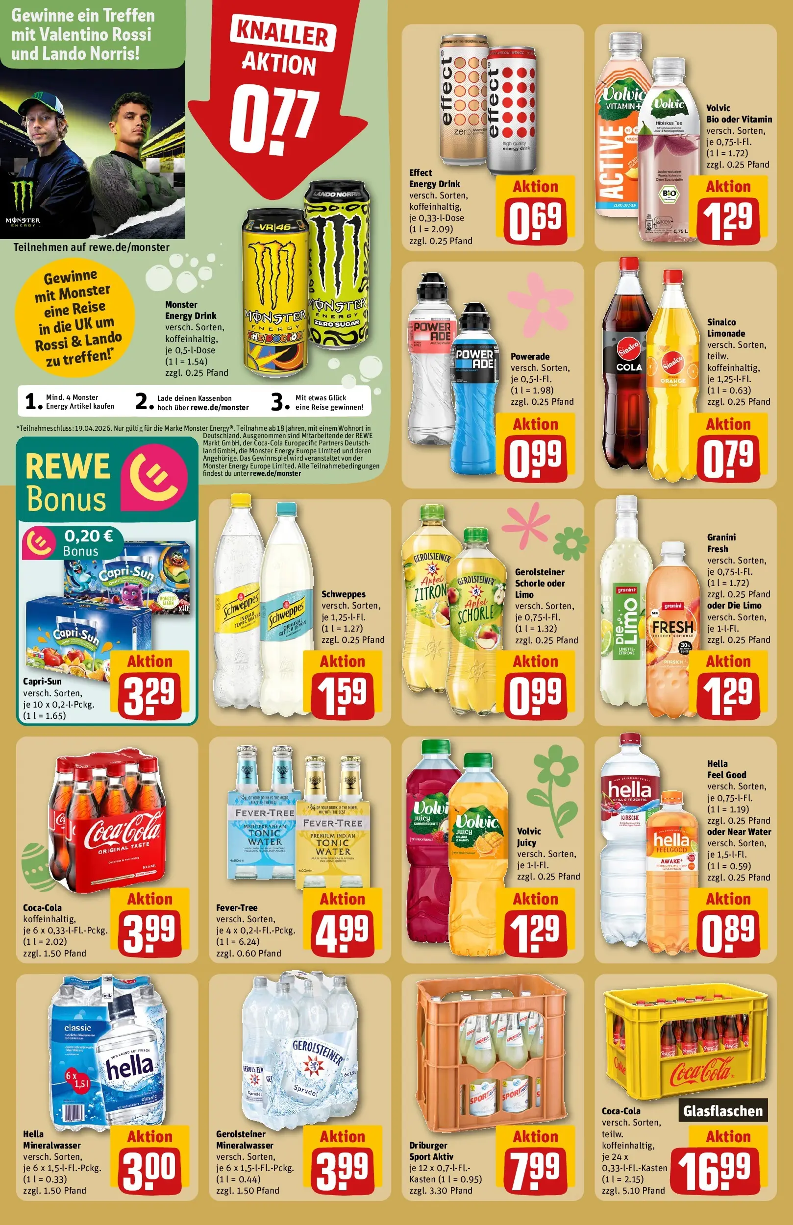 REWE Prospekt ab 30.03.2026 zum Blättern » Angebote | Seite: 20 | Produkte: Coca cola, Cola, Schweppes, Zitrone