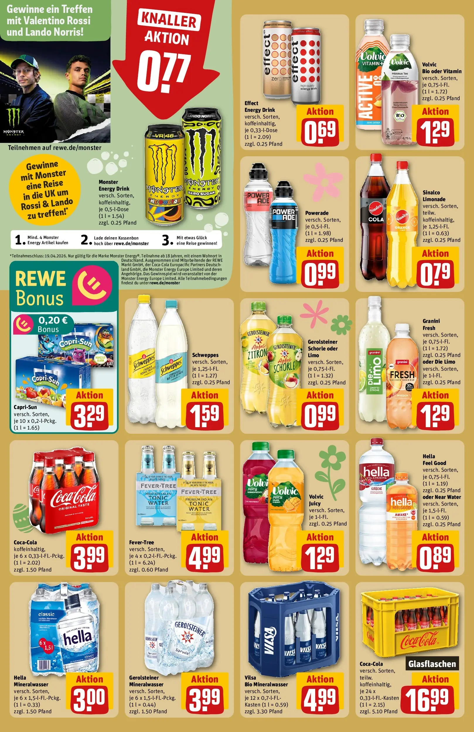 REWE Prospekt ab 30.03.2026 zum Blättern » Angebote | Seite: 20 | Produkte: Mixer, Zitrone, Granini, Gerolsteiner